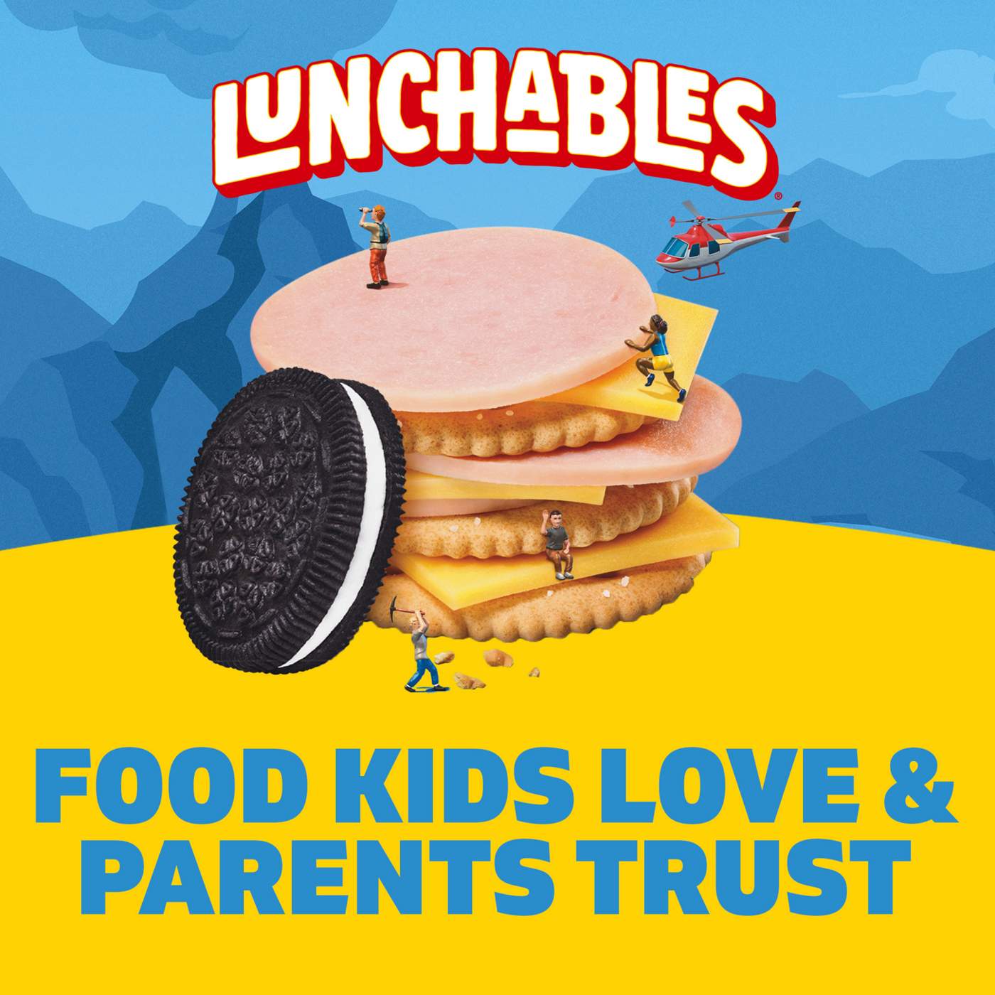 Lunchables Snack Kit Trays - Turkey & American Cracker Stackers with Chocolate Creme Cookies; image 2 of 6