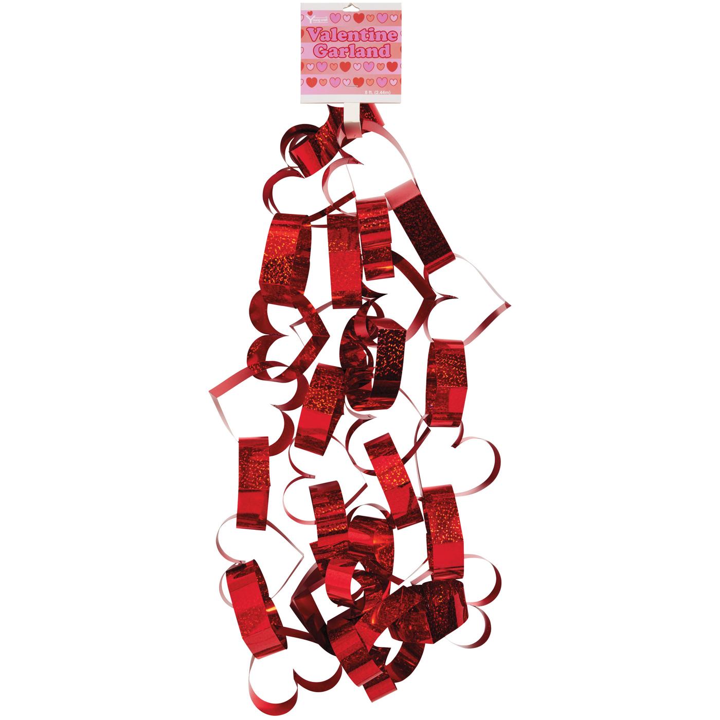 FC Young Heart Chain Valentine's Garland - Assorted; image 1 of 2