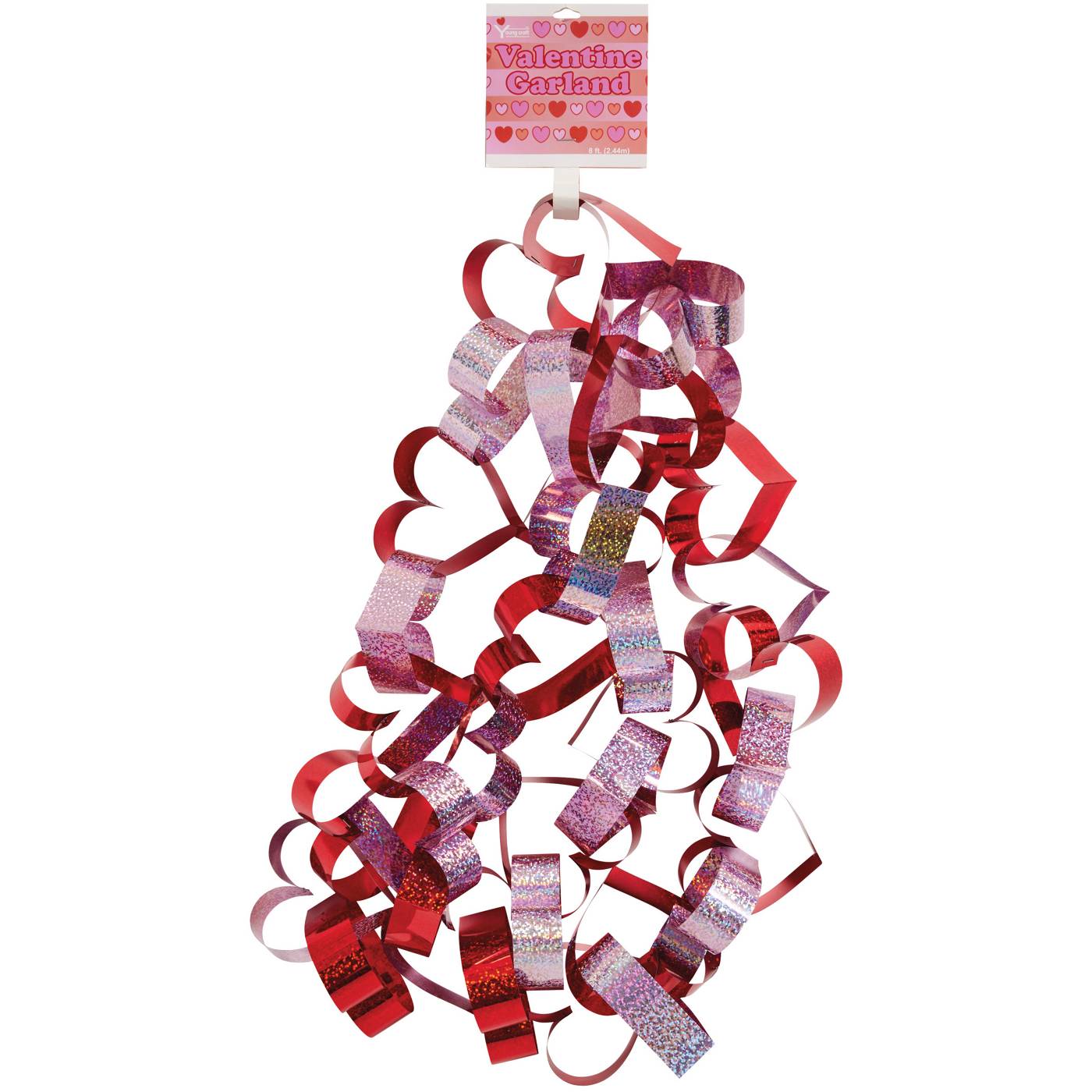 FC Young Heart Chain Valentine's Garland - Assorted; image 2 of 2