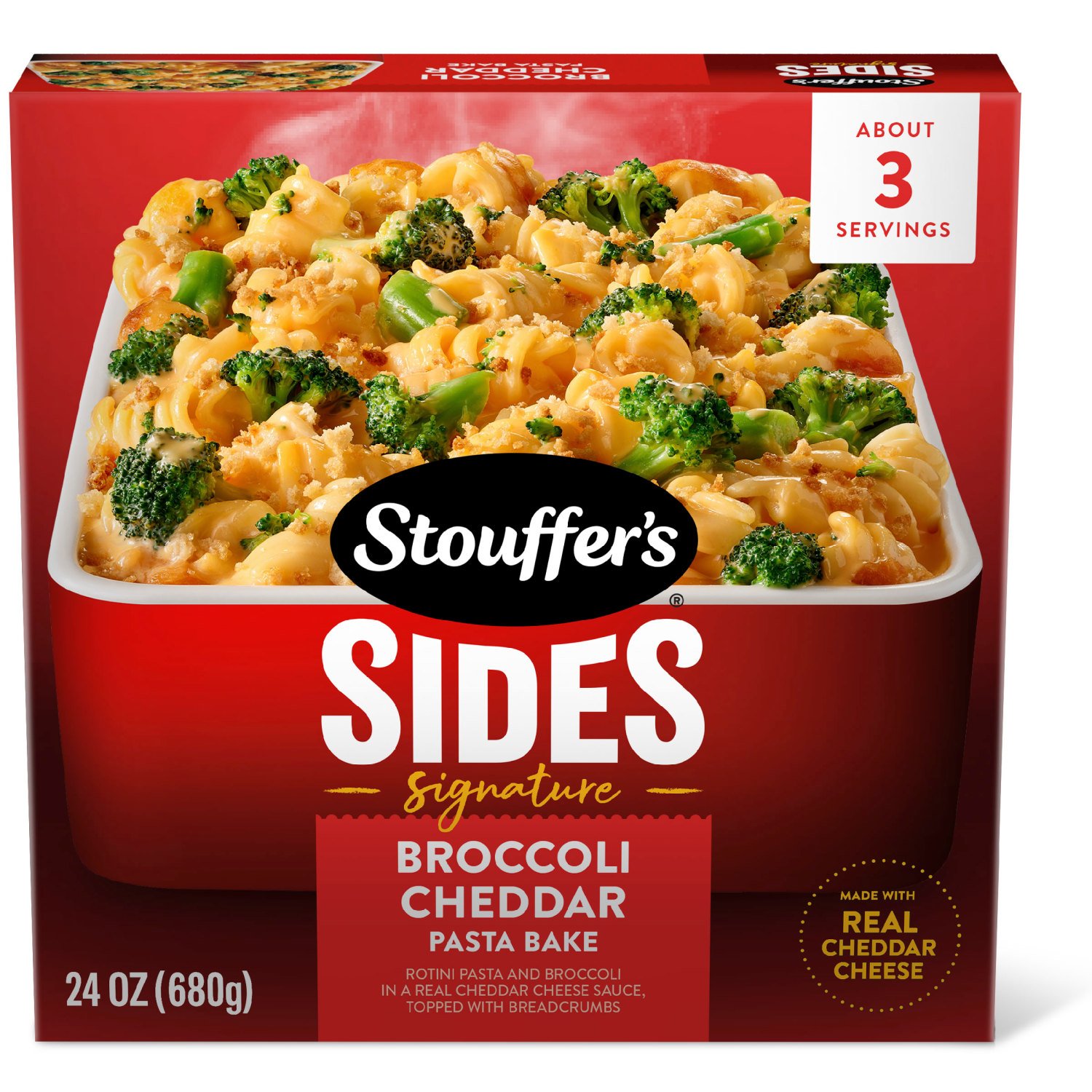 Stouffer's Sides Broccoli Cheddar Pasta Bake Shop Entrees & sides at