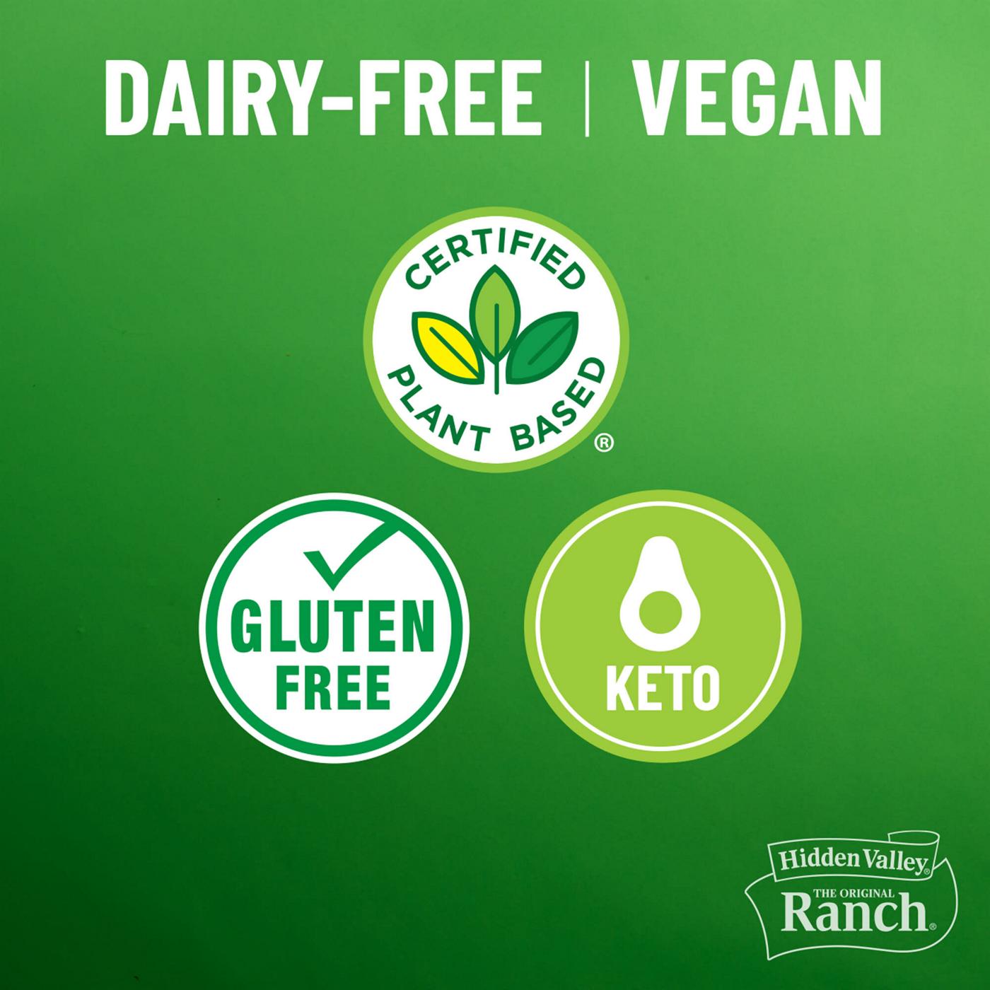 Hidden Valley Plant Powered Dairy Free Ranch Dressing; image 7 of 8
