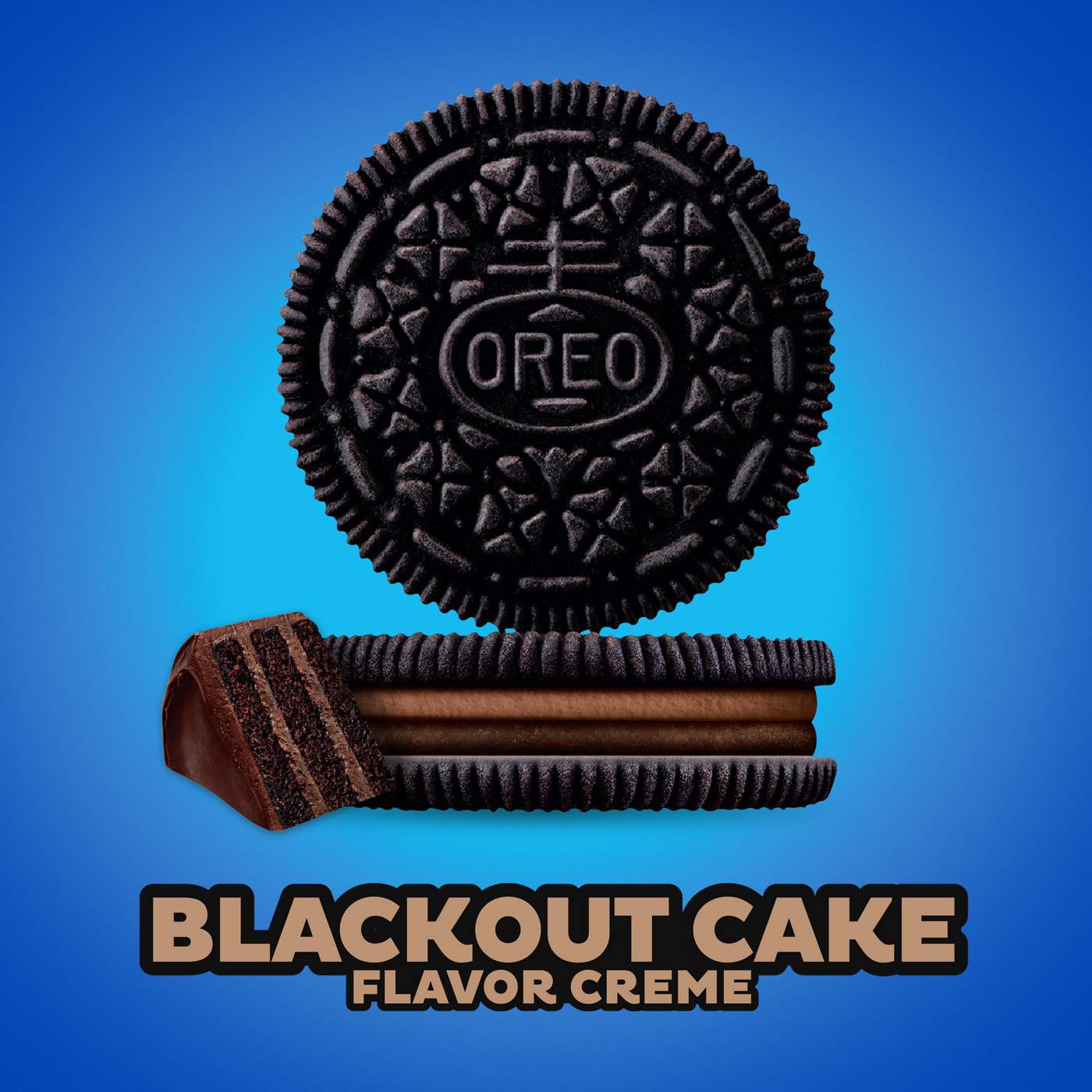 Nabisco Oreo Blackout Cake Chocolate Sandwich Cookies; image 2 of 3