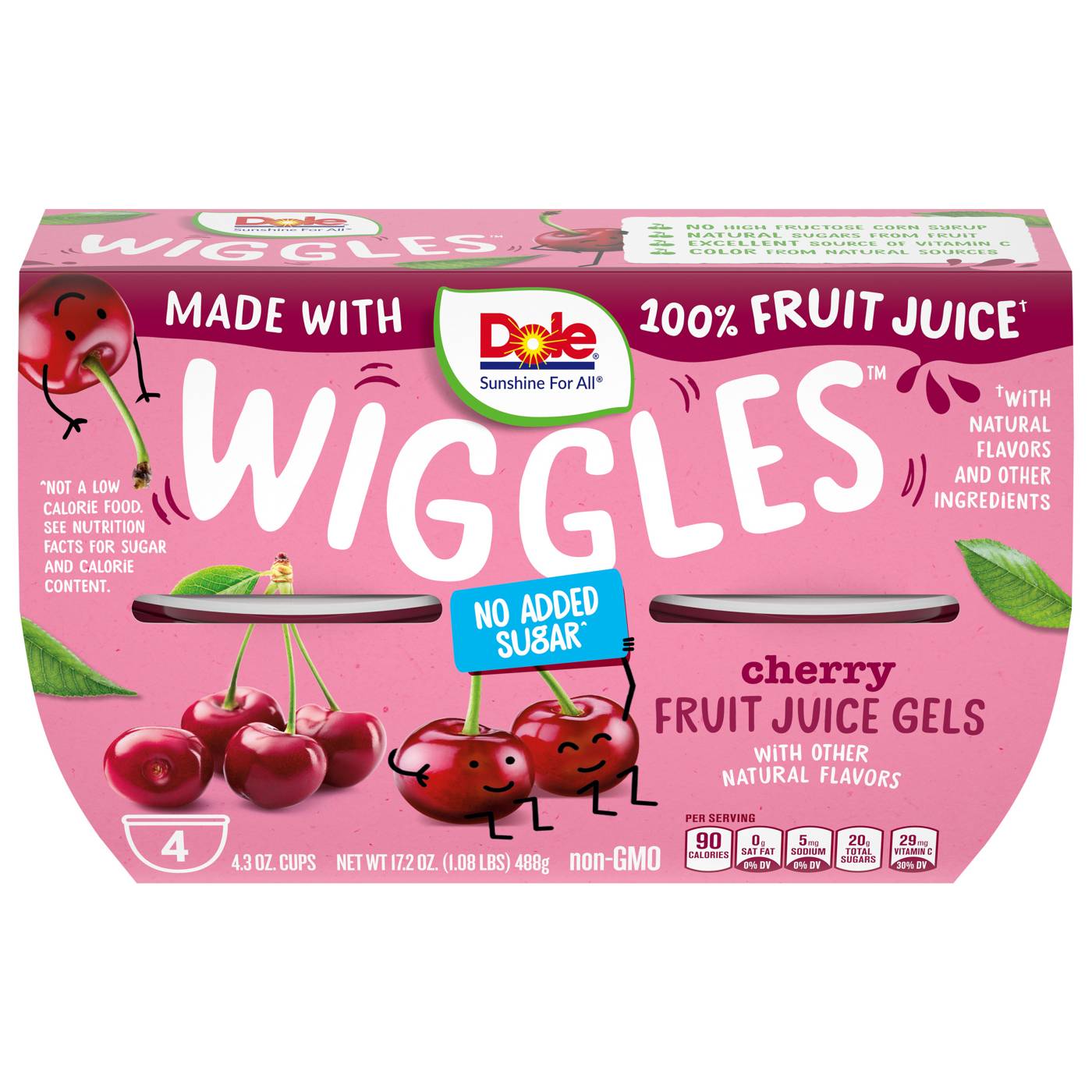 Dole Wiggles Cherry Fruit Juice Gels; image 1 of 5
