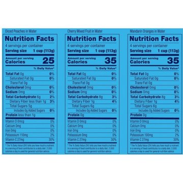 Dole Fruit Bowls No Sugar Added Variety Pack, 12 ct