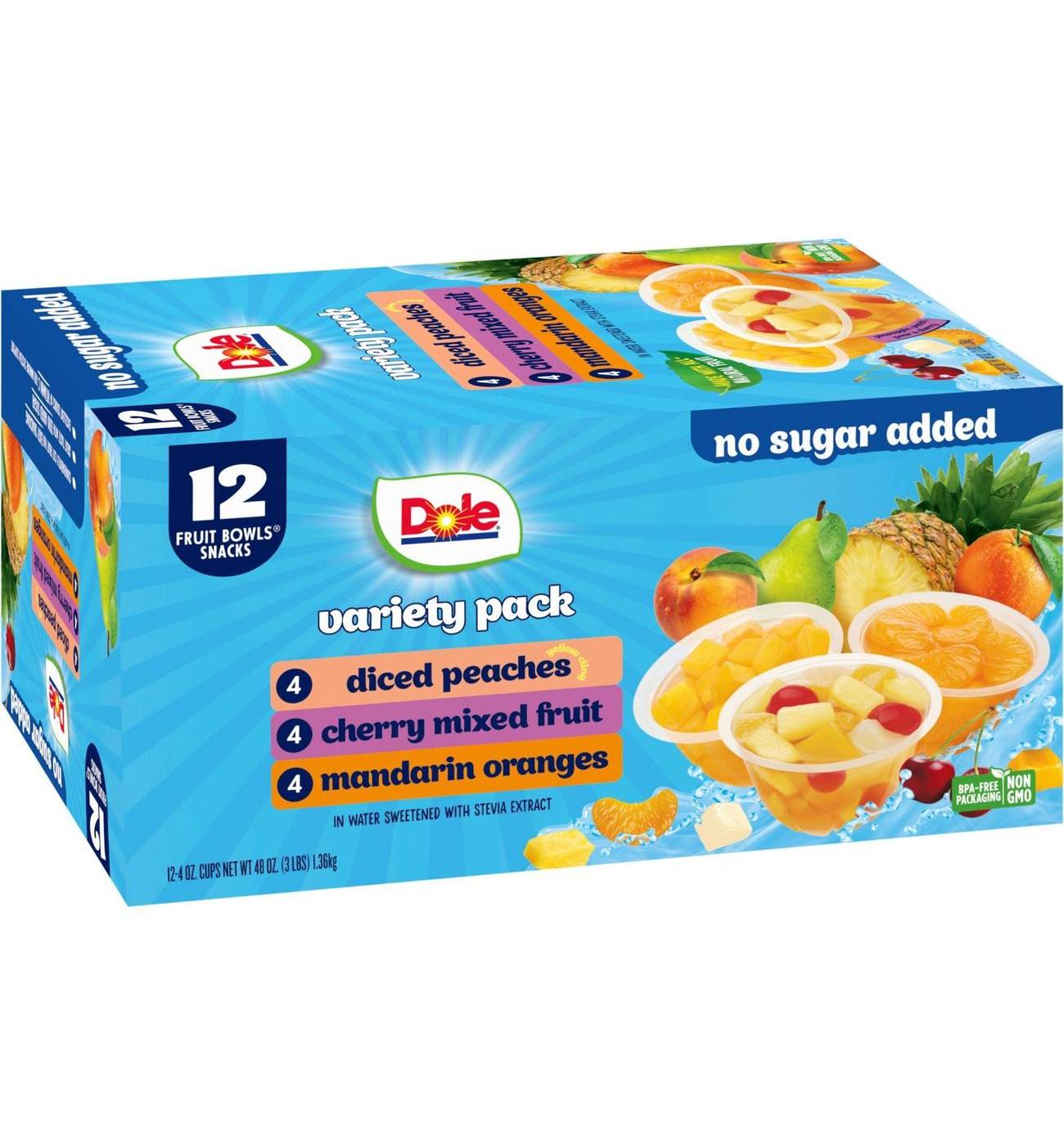 Dole Fruit Bowls No Sugar Added Variety Pack; image 5 of 7