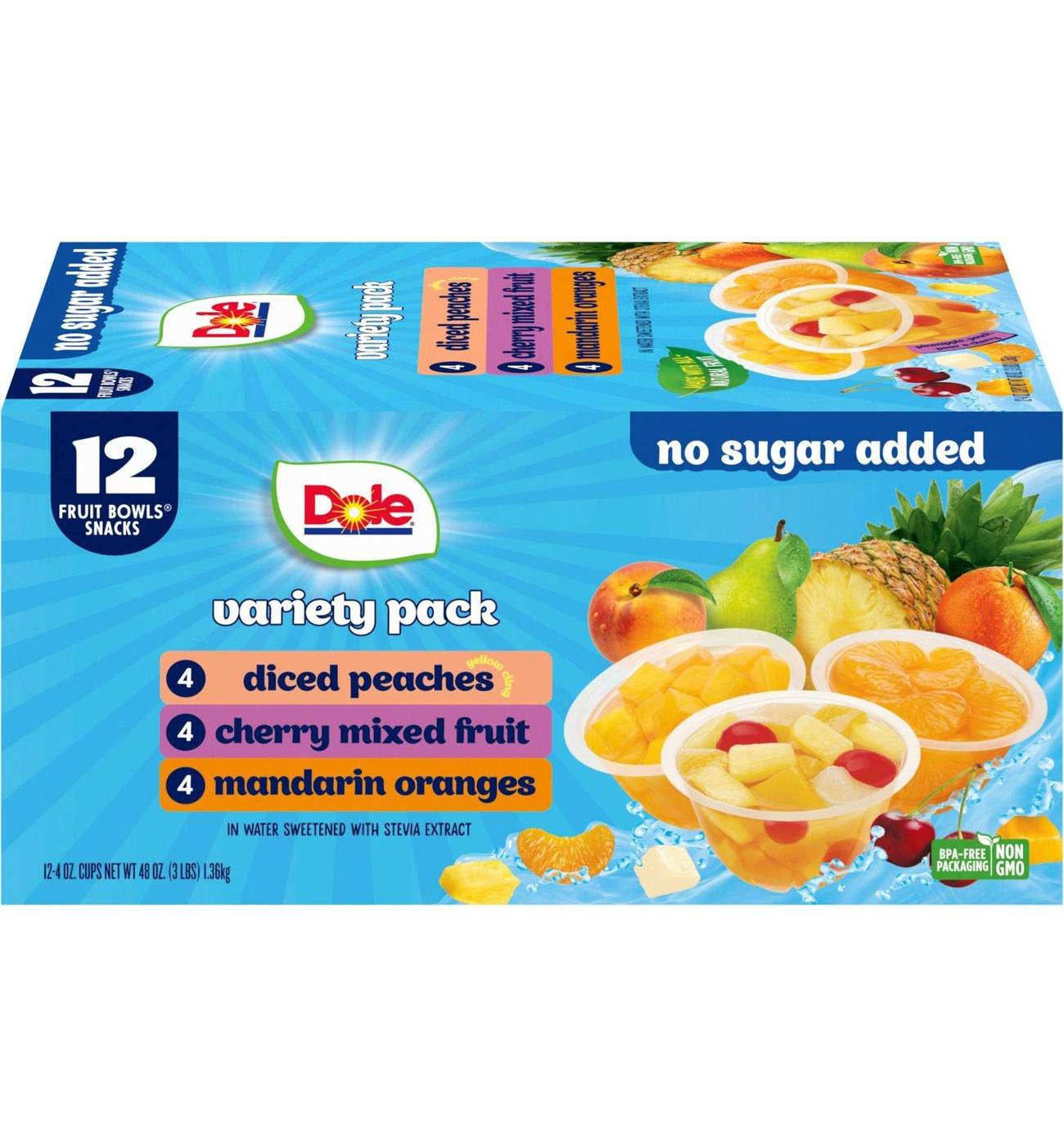 Dole Fruit Bowls No Sugar Added Variety Pack; image 6 of 7