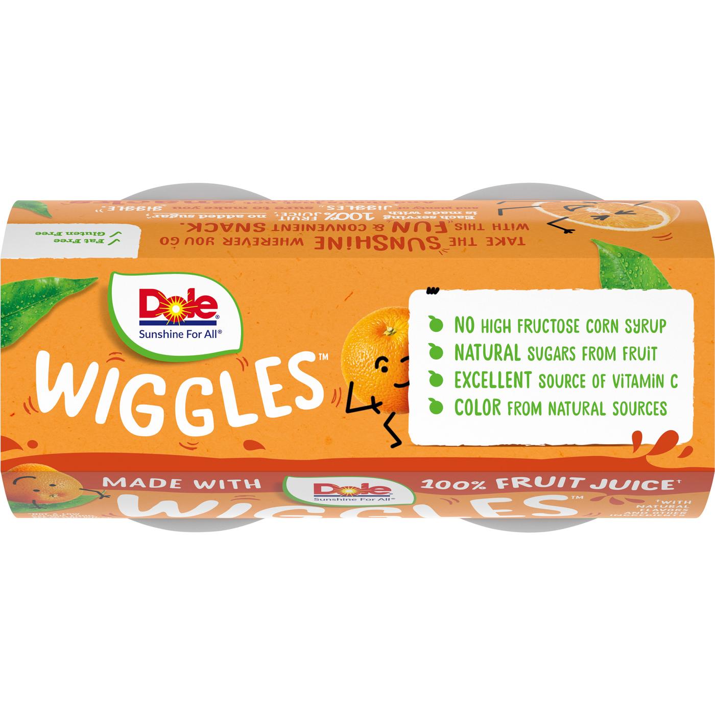 Dole Wiggles Orange Fruit Juice Gels Shop Mixed fruit at HEB
