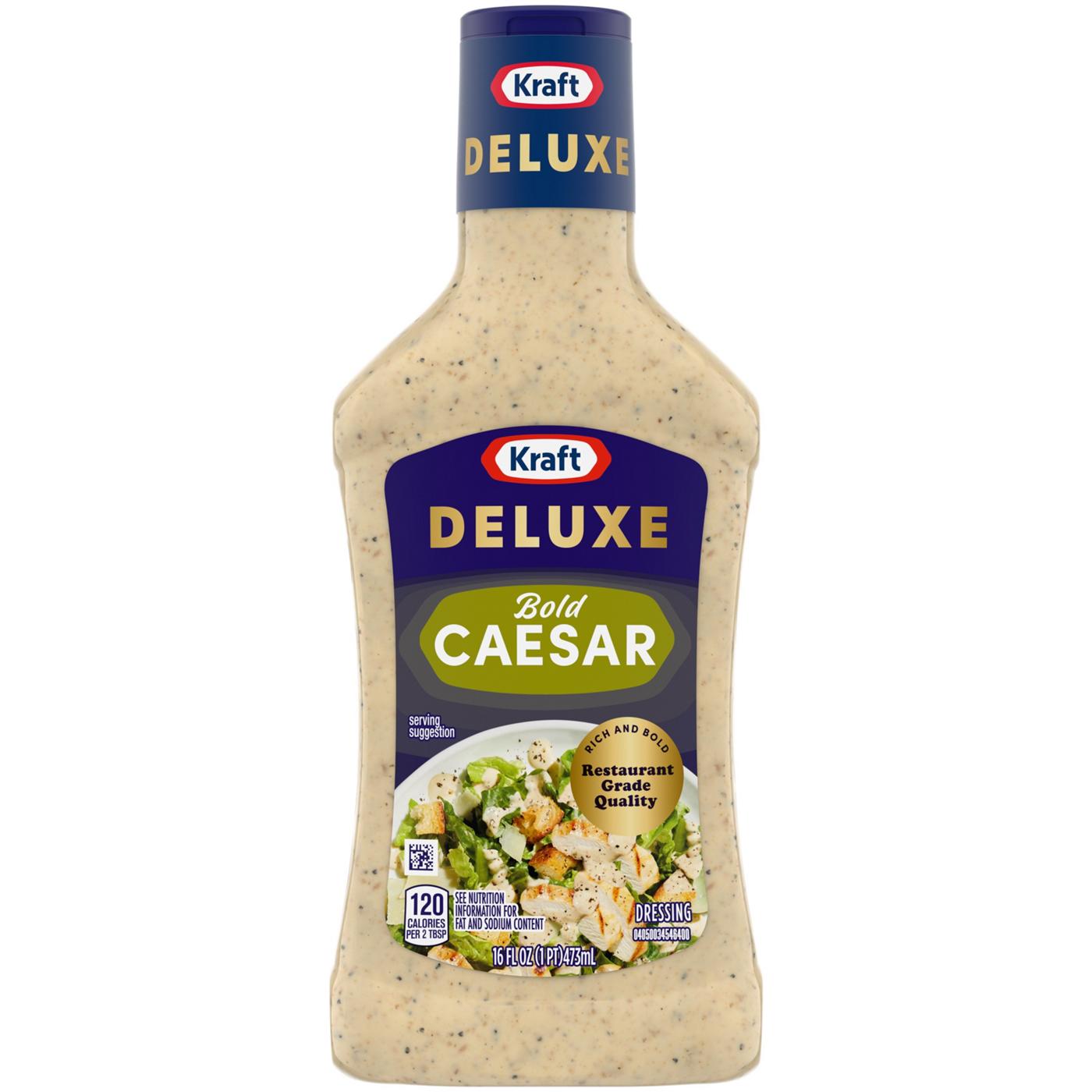 Kraft Deluxe Salad Dressing - Bold Caesar; image 1 of 2