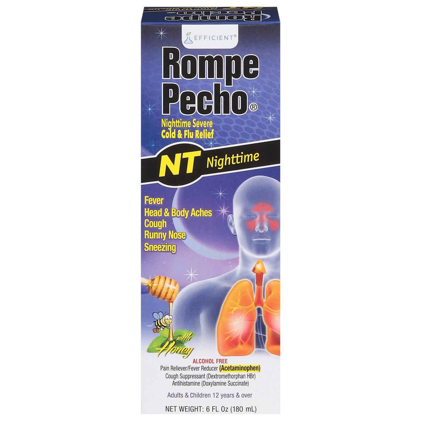 Rompe Pecho Nighttime Cold & Flu Relief - Honey; image 1 of 2