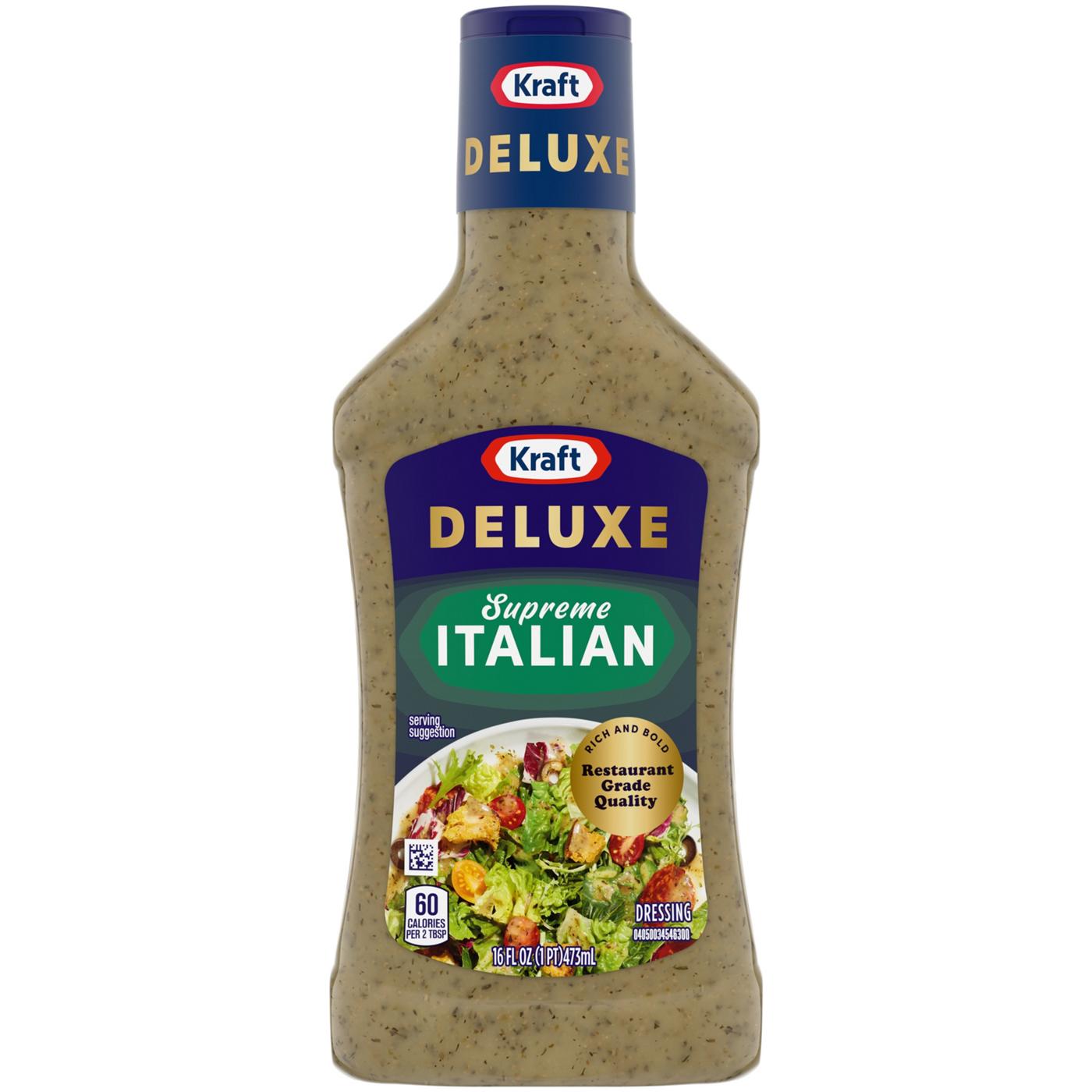 Kraft Deluxe Salad Dressing - Ultimate Italian; image 1 of 2