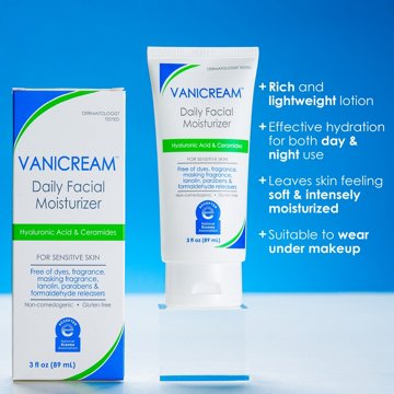 Vanicream Daily Facial Moisturizer, 3 oz