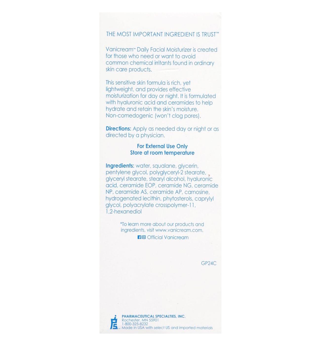 Vanicream Daily Facial Moisturizer; image 9 of 9