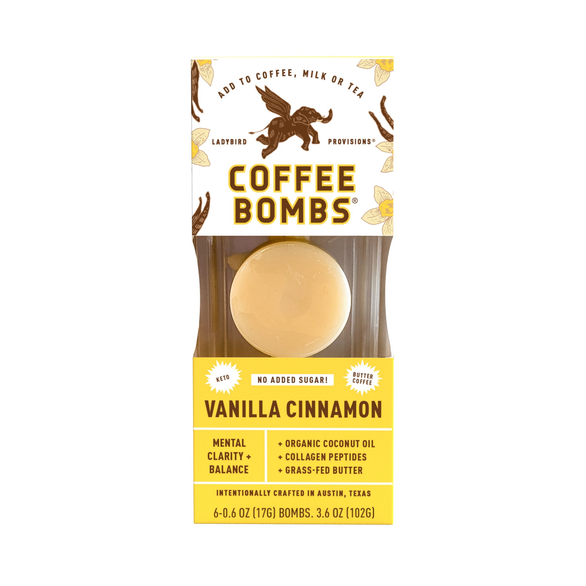 Ladybird Provisions Vanilla Cinnamon Coffee Bombs Shop Coffee creamer
