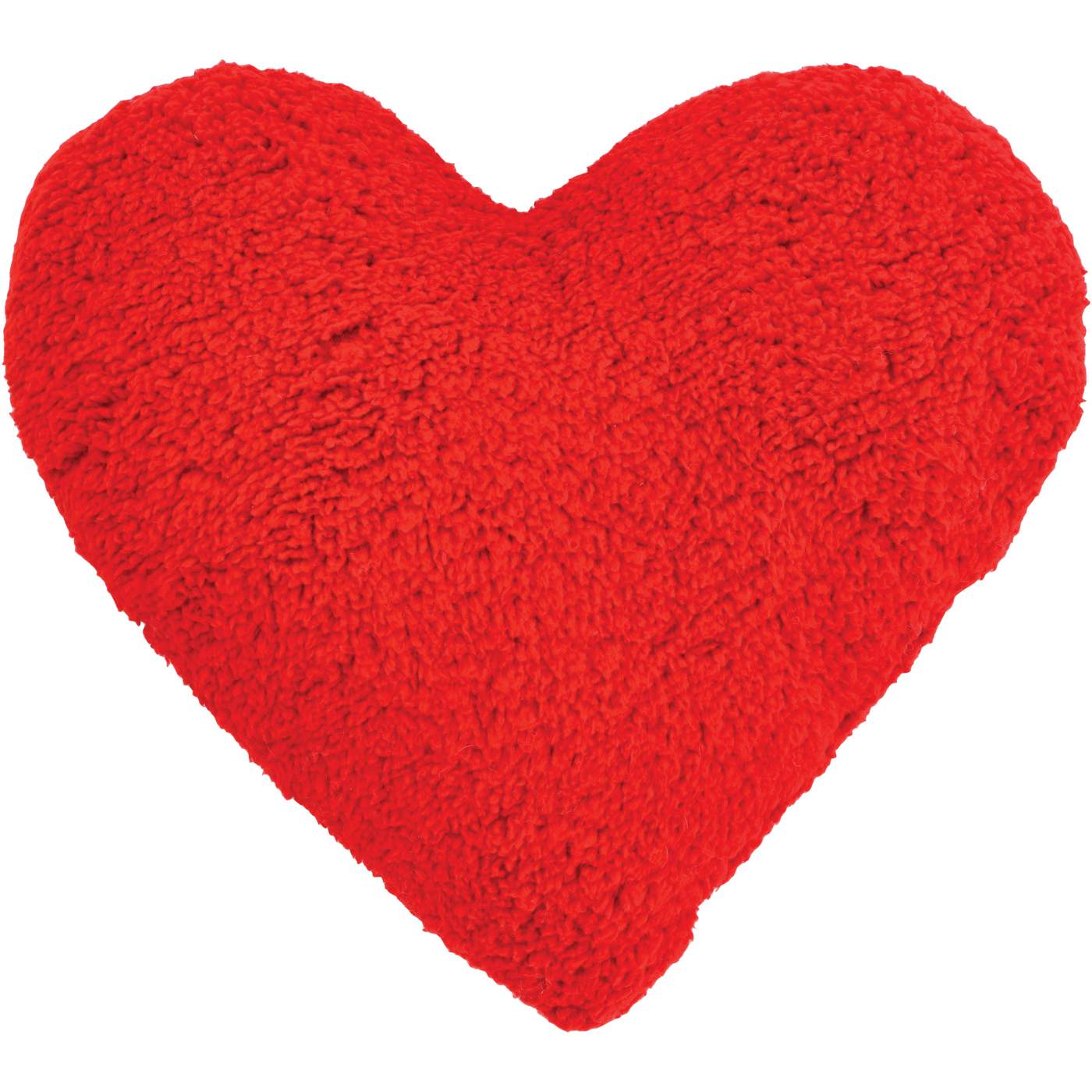 Destination Holiday Valentine's Day Sherpa Heart Pillow - Red; image 1 of 2