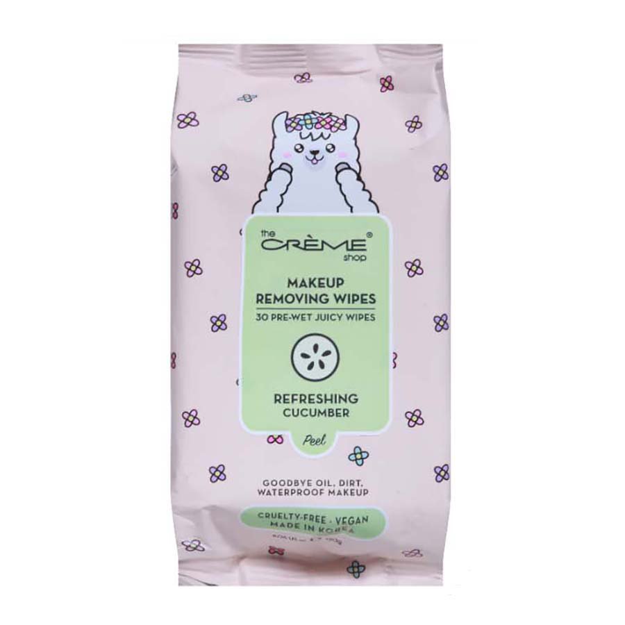 The Crème Shop Makeup Removing Wipes Refreshing Cucumber Shop