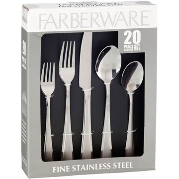 Farberware Fine Stainless Steel Flatware Set - Chelsea, 20 pc