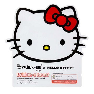 The Crème Shop X Hello Kitty Brillian-C Boost Sheet Mask, 2 ct