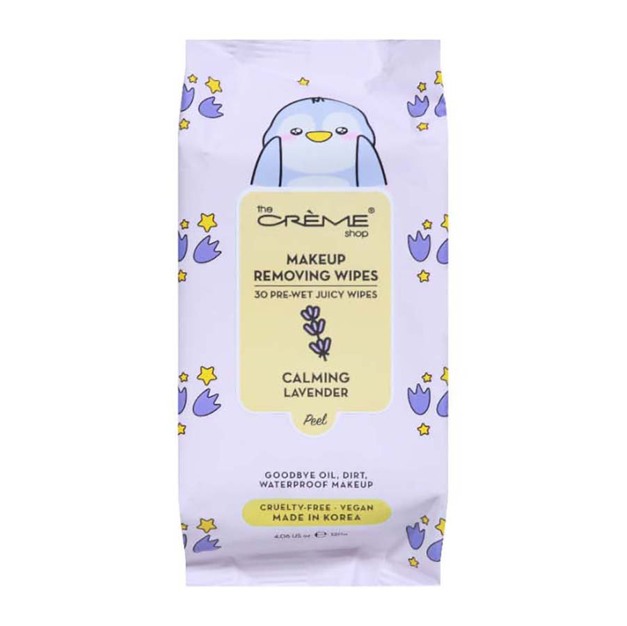 The Crème Shop Makeup Removing Wipes Calming Lavender Shop Makeup