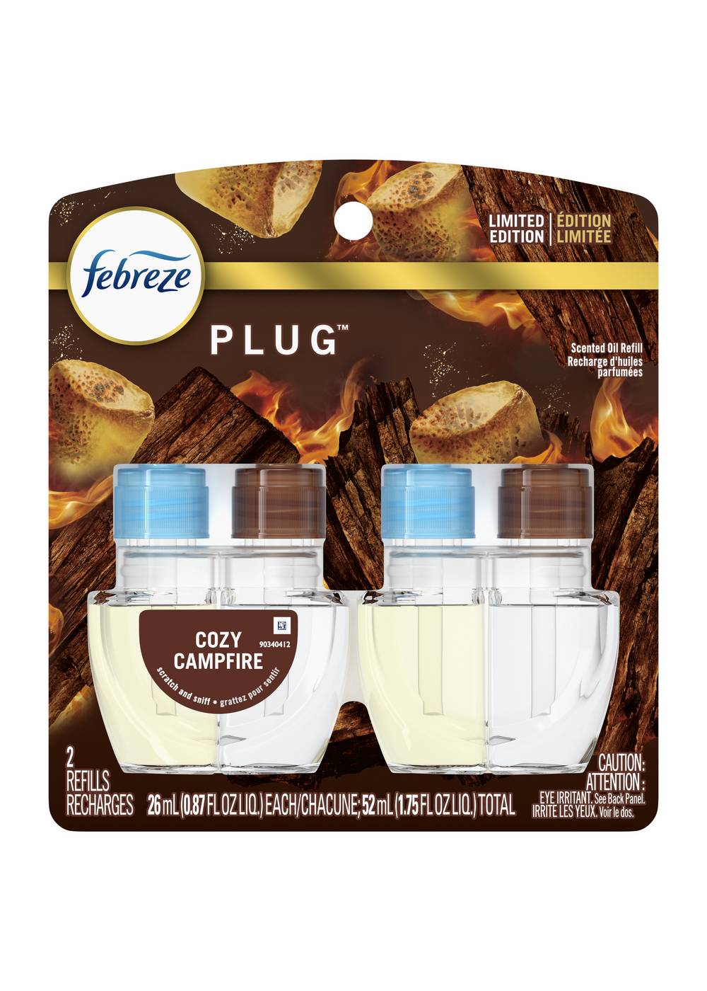 Febreze Plug Cozy Campfire Scented Oil Refill; image 1 of 2