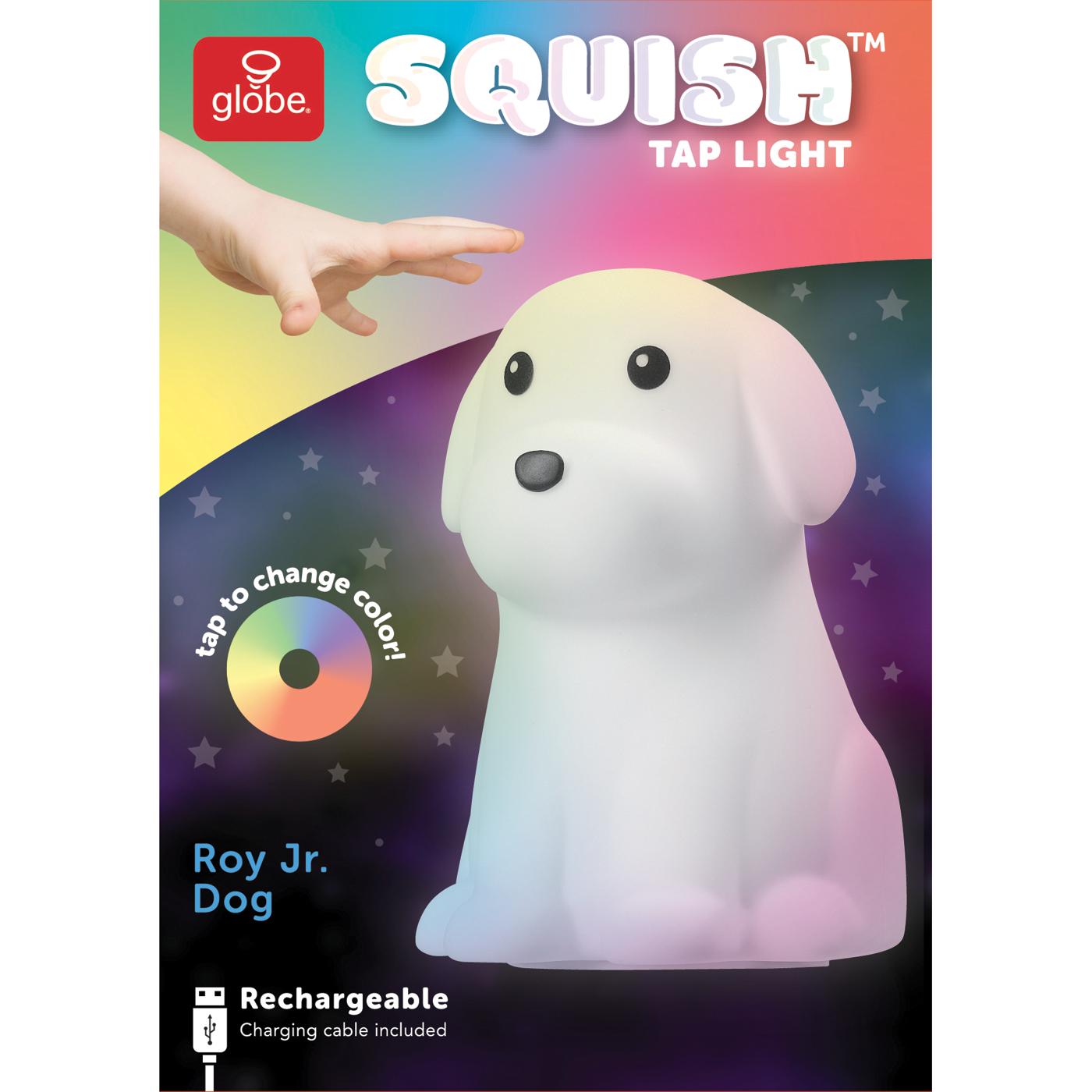 Globe Squish Roy Jr. Dog Silicone Tap Light; image 1 of 7