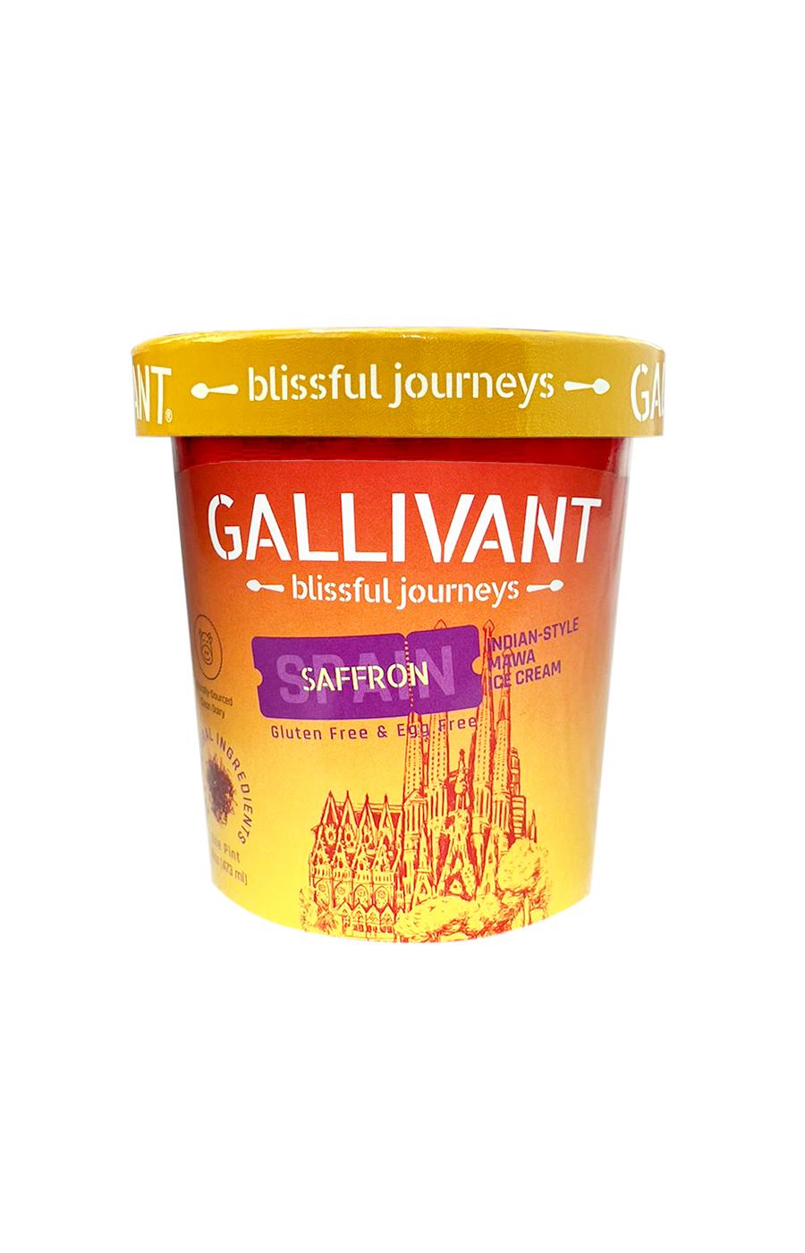 Gallivant Spanish Saffron Indian-Style Mawa Ice Cream; image 1 of 3