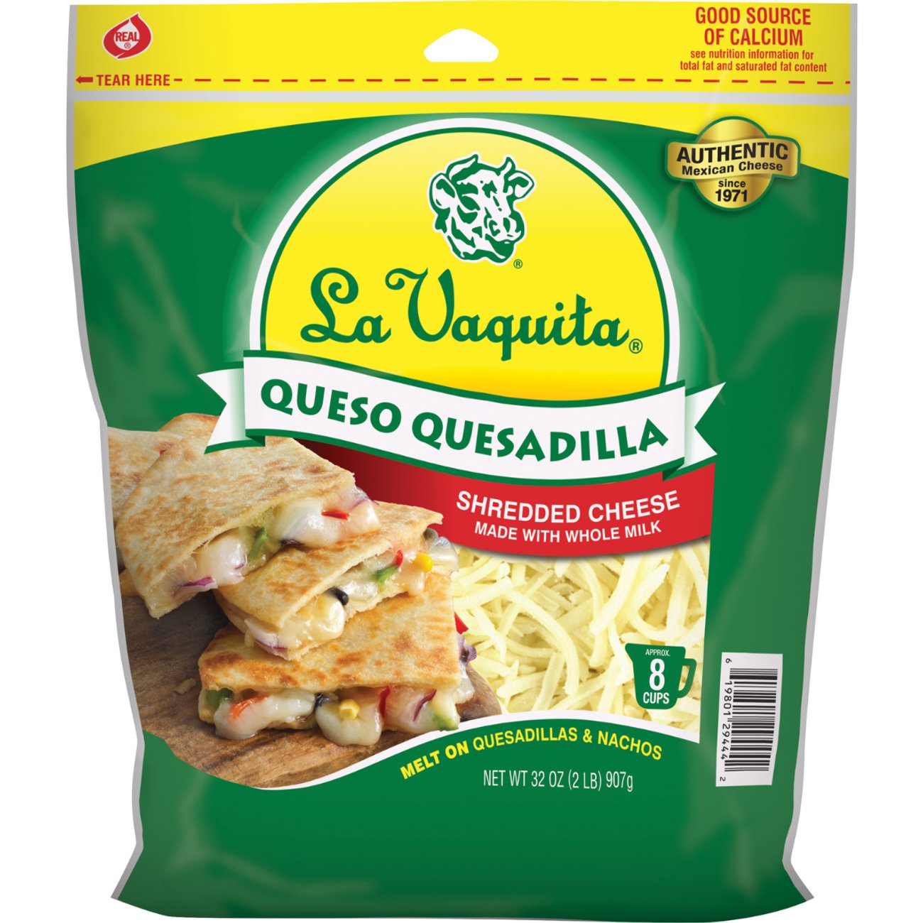 La Vaquita Queso Quesadilla Shredded Cheese, 32 oz | Low Prices