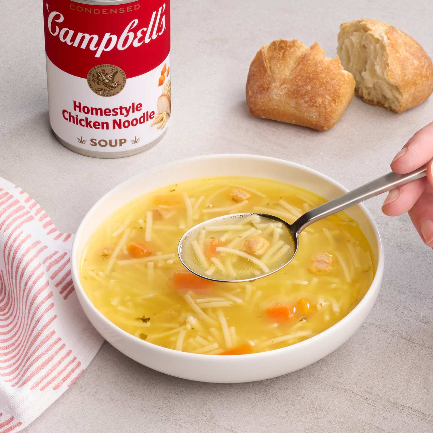 Campbell's Condensed Homestyle Chicken Noodle Soup; image 9 of 9