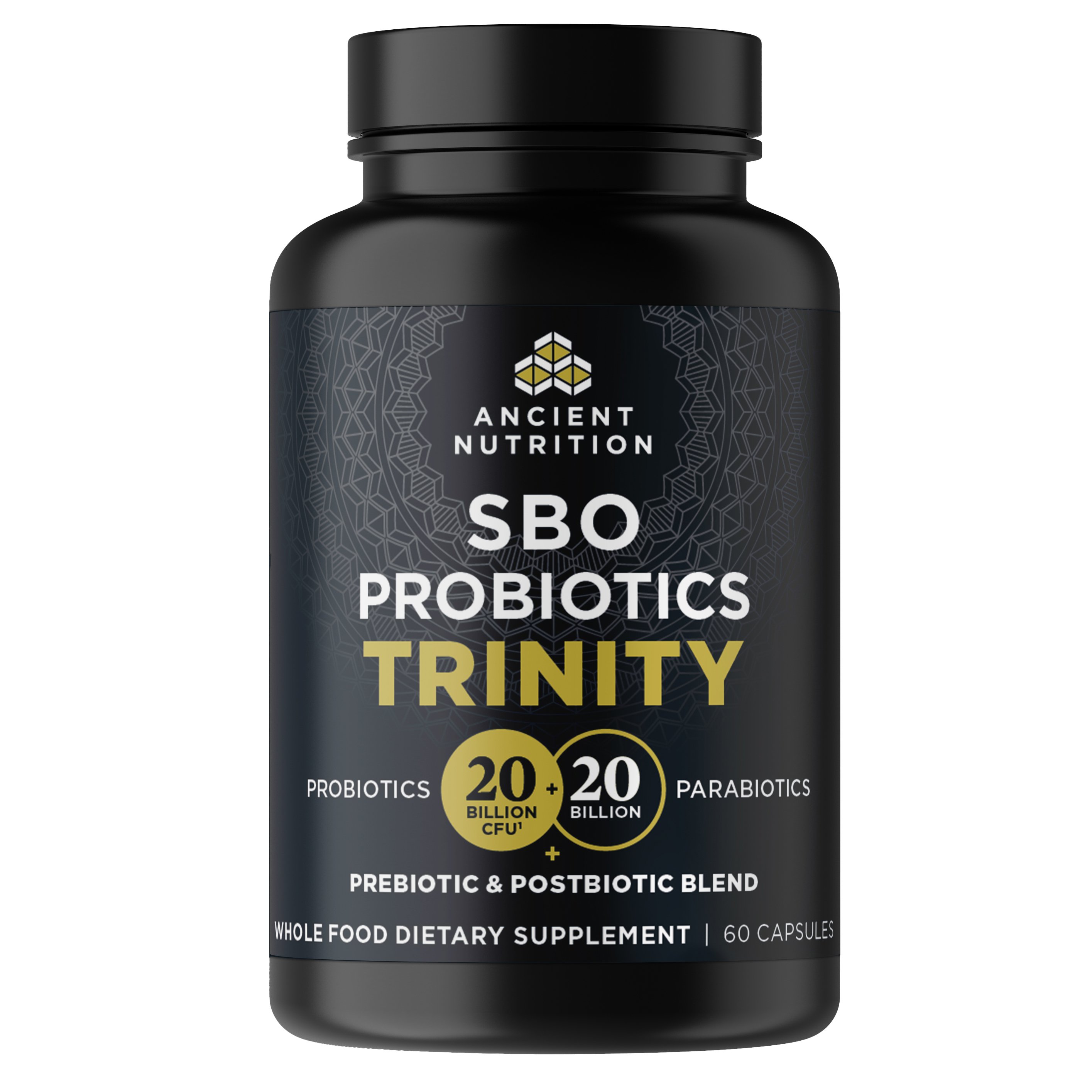Ancient Nutrition SBO Probiotics Trinity Capsules, 60 ct