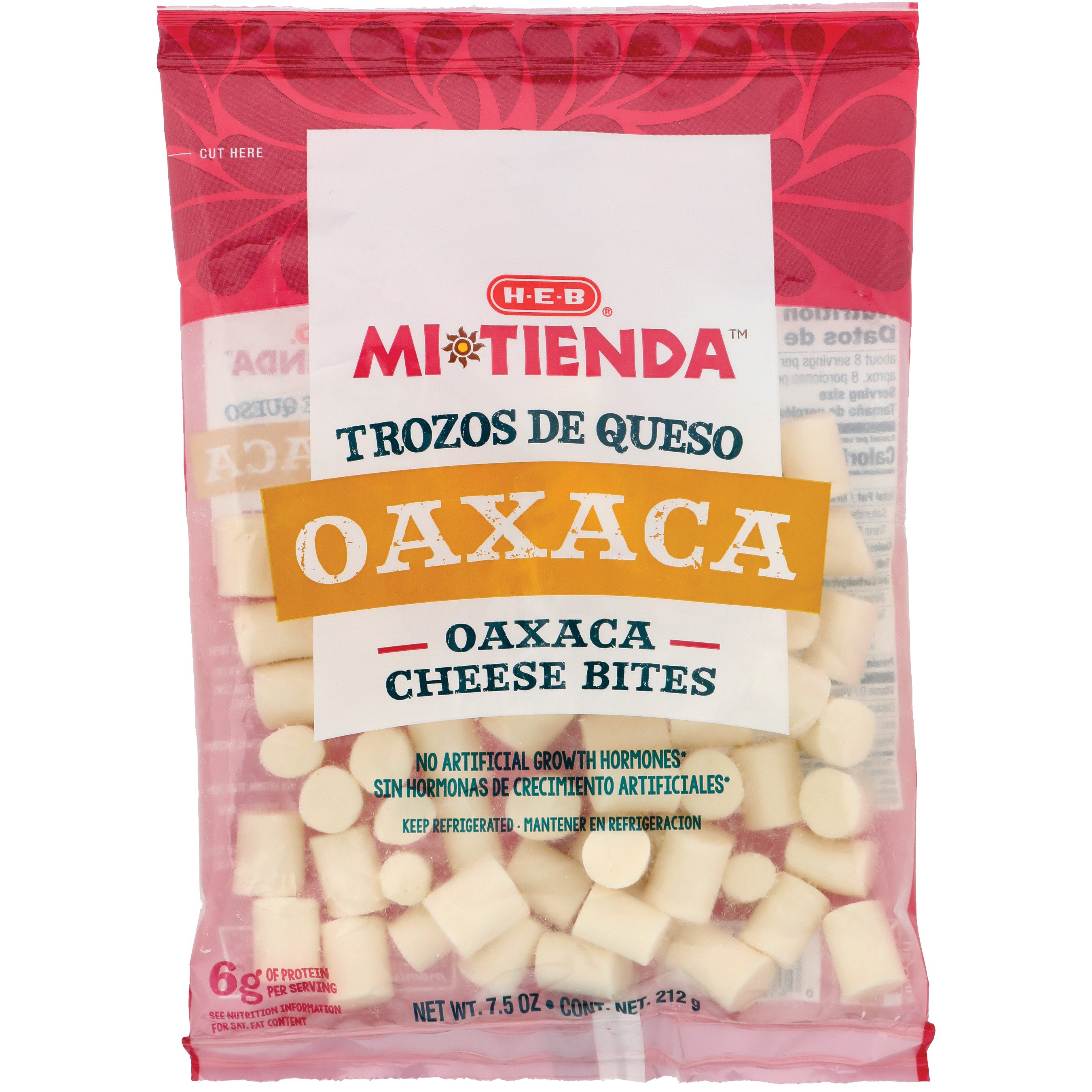 H-E-B Mi Tienda Trozos De Queso Oaxaca Cheese Bites | Fig App