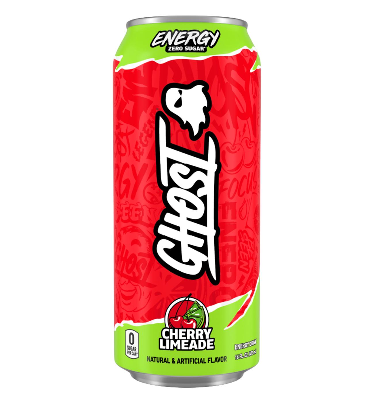 Ghost Zero Sugar Cherry Limeade Energy Drink; image 1 of 7