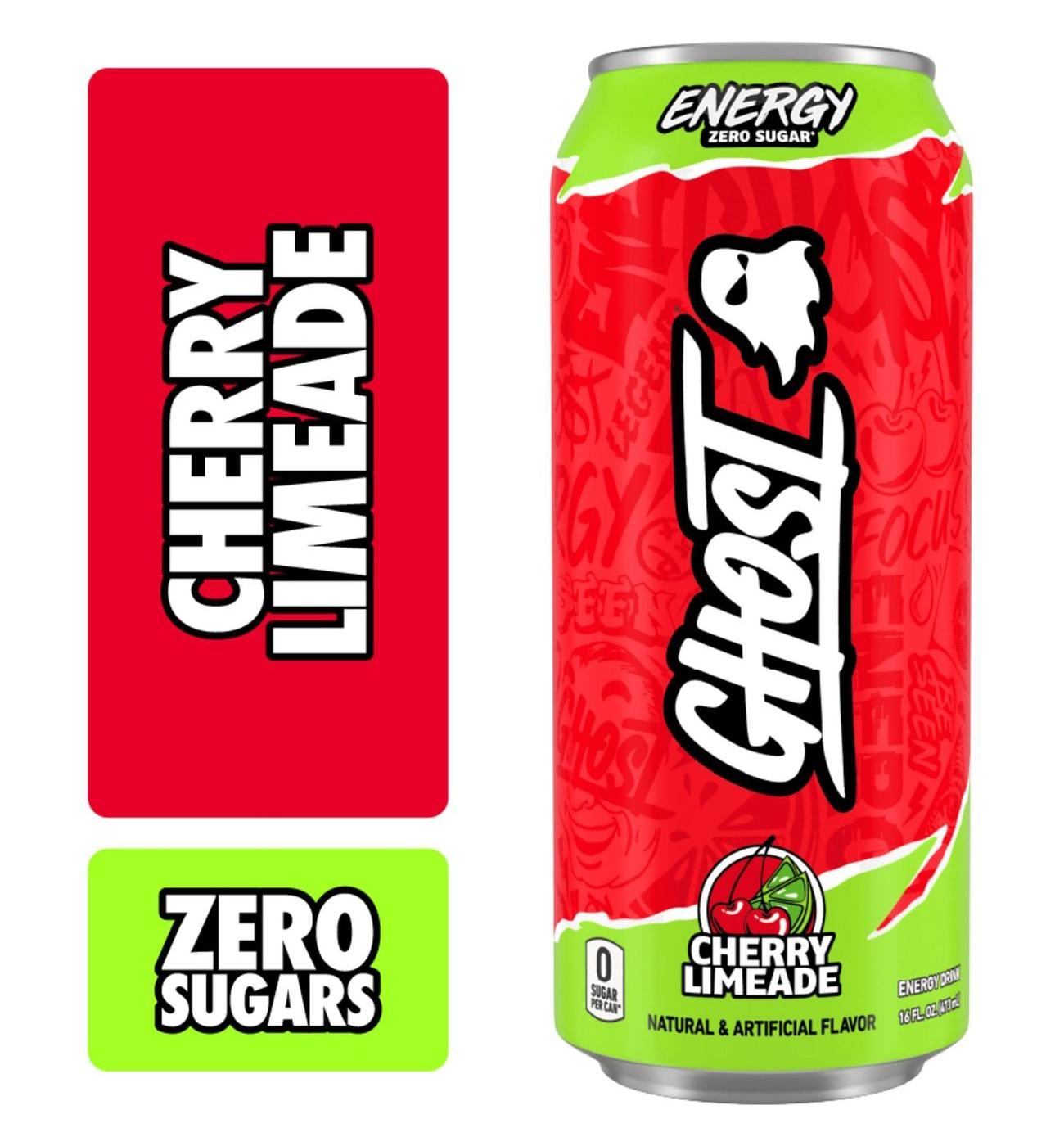 Ghost Zero Sugar Cherry Limeade Energy Drink; image 4 of 7
