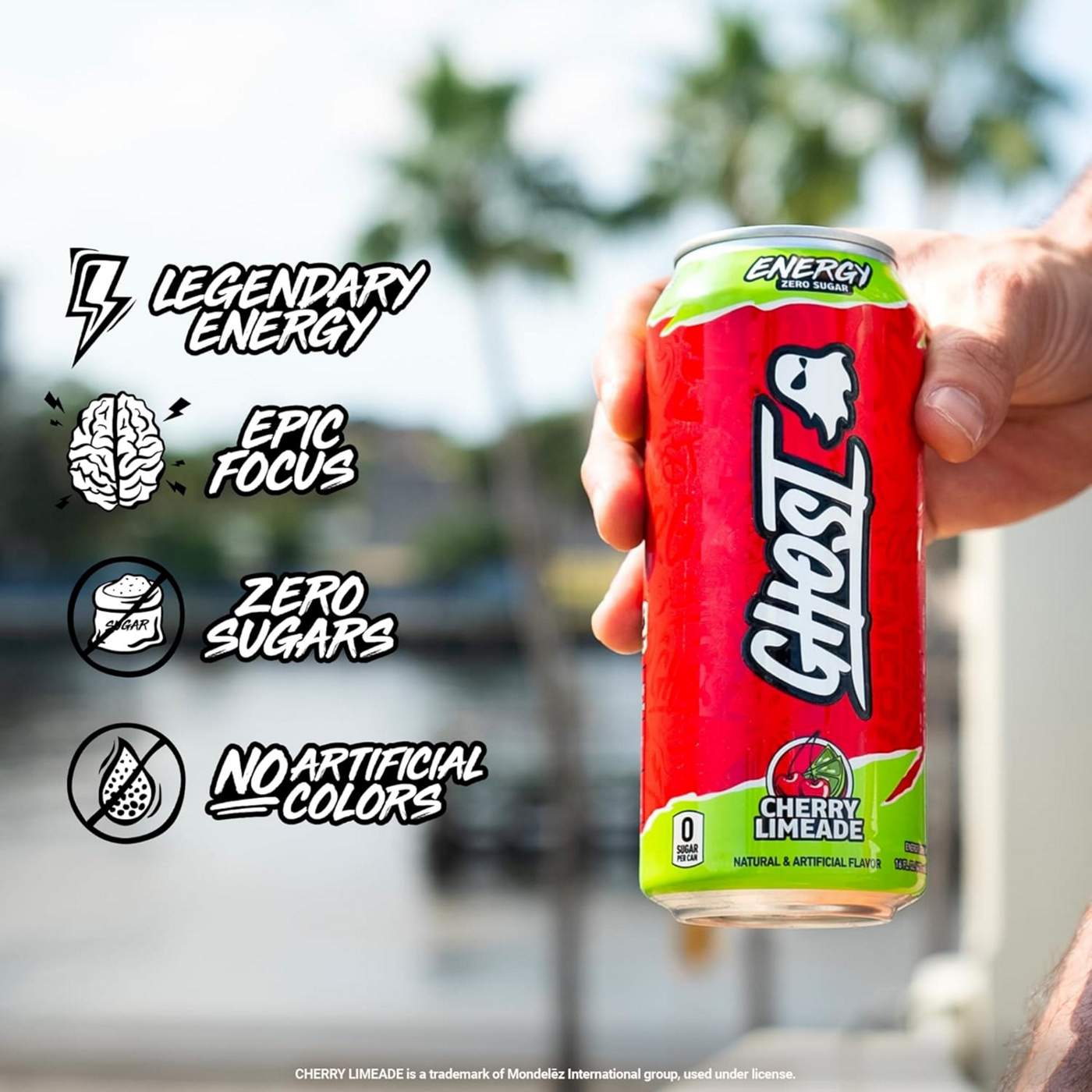 Ghost Zero Sugar Cherry Limeade Energy Drink; image 7 of 7