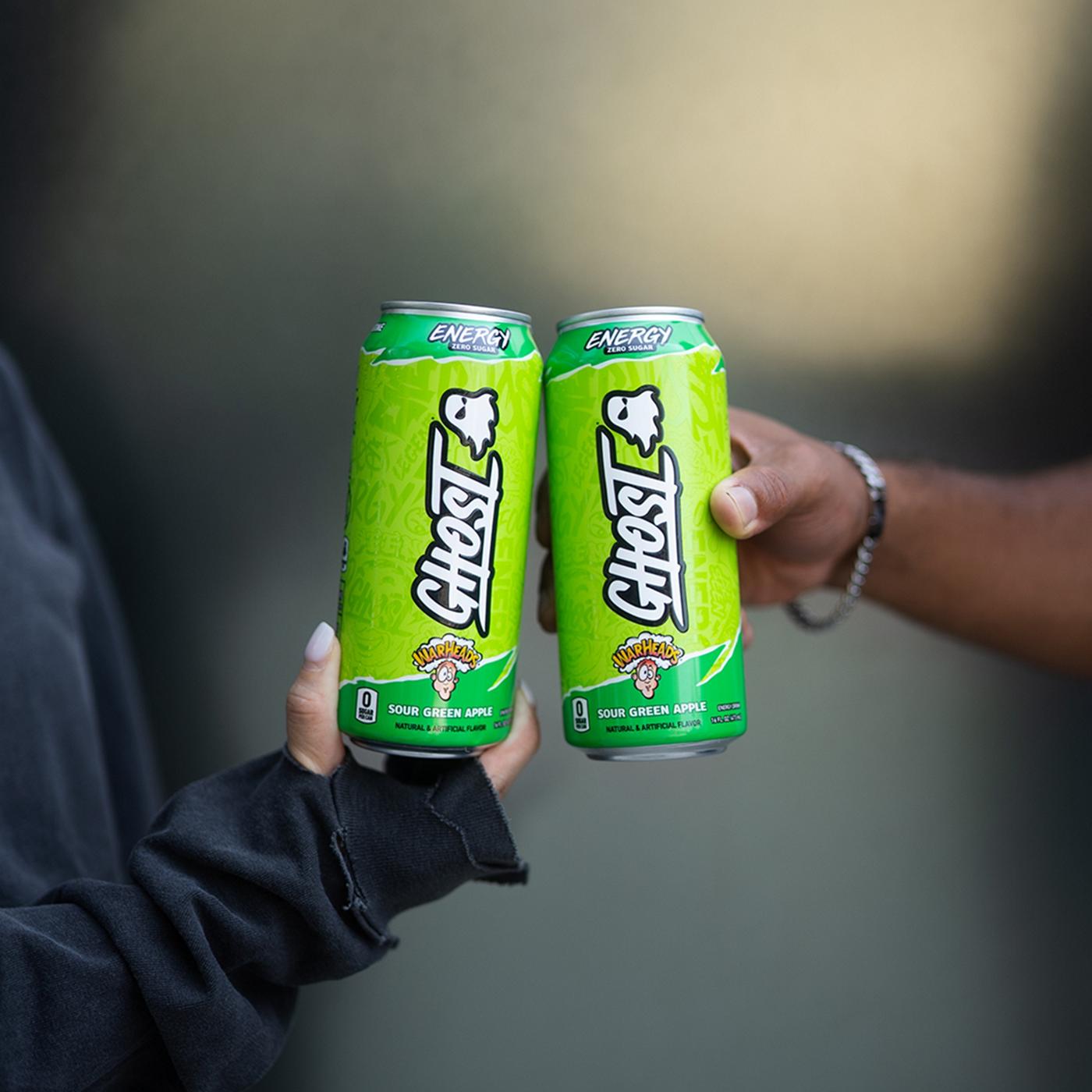 Ghost Zero Sugar Warheads Sour Green Apple Energy Drink; image 6 of 6