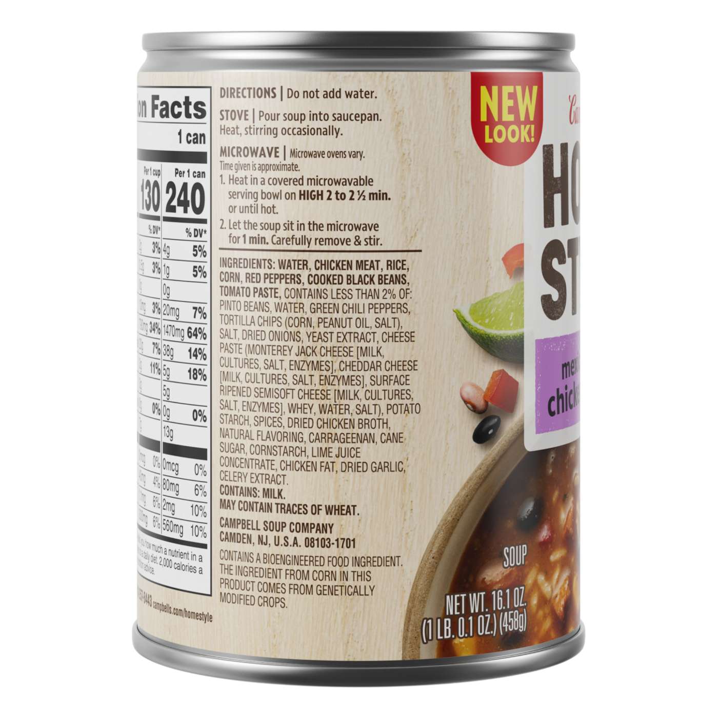 Campbell's Homestyle Mexican Style Chicken Tortilla Soup; image 2 of 4