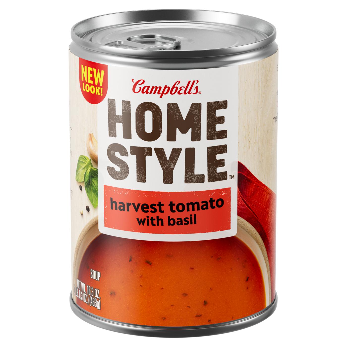 Campbell's Homestyle Harvest Tomato Soup With Basil Soup; image 1 of 8