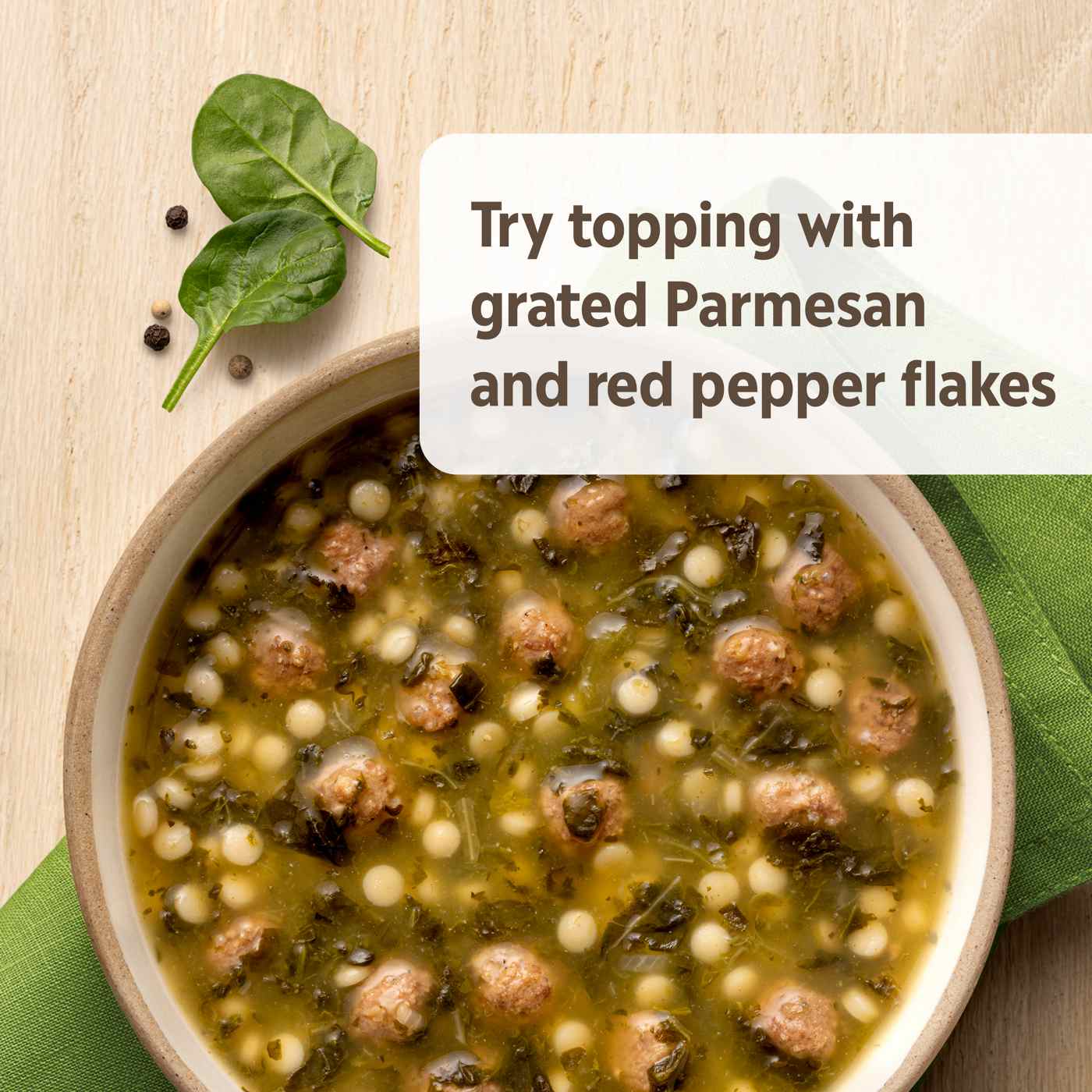 Campbell's Homestyle Italian-Style Wedding Soup; image 7 of 8