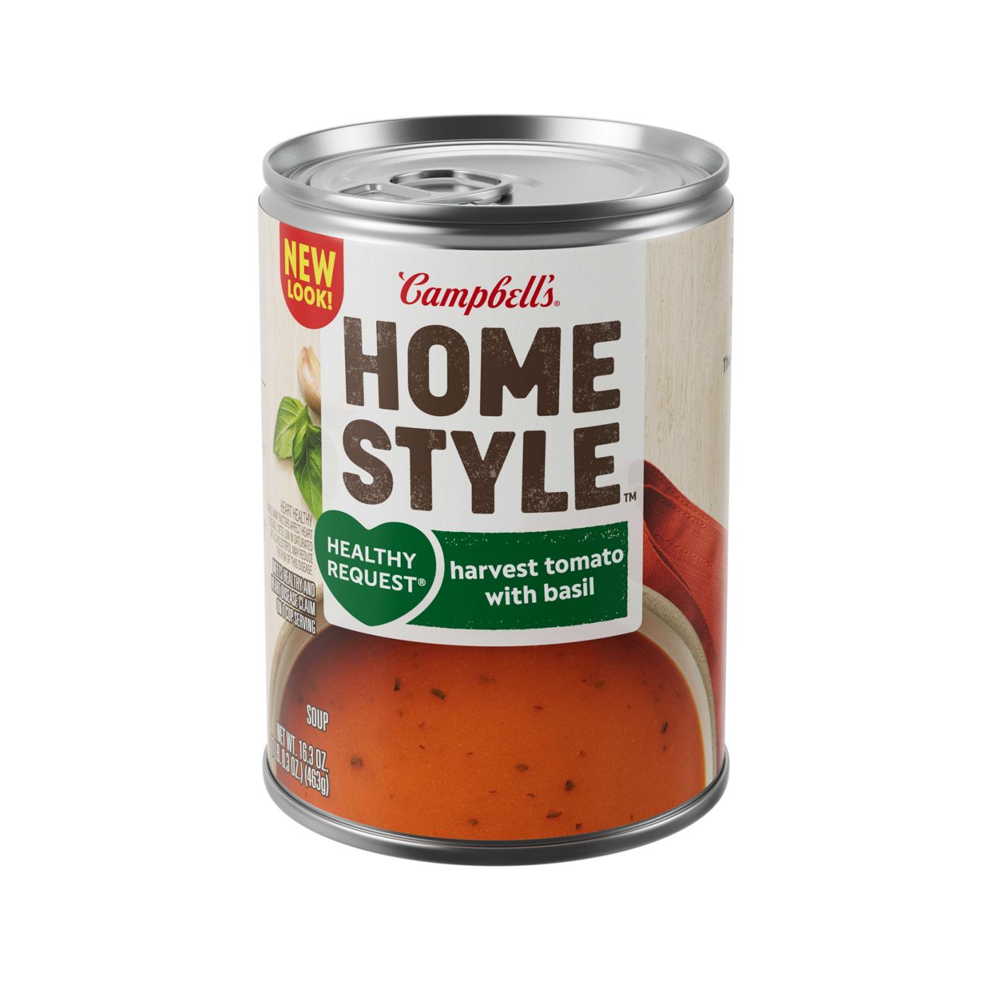 Campbell's Homestyle Healthy Request Harvest Tomato Basil Shop Soups
