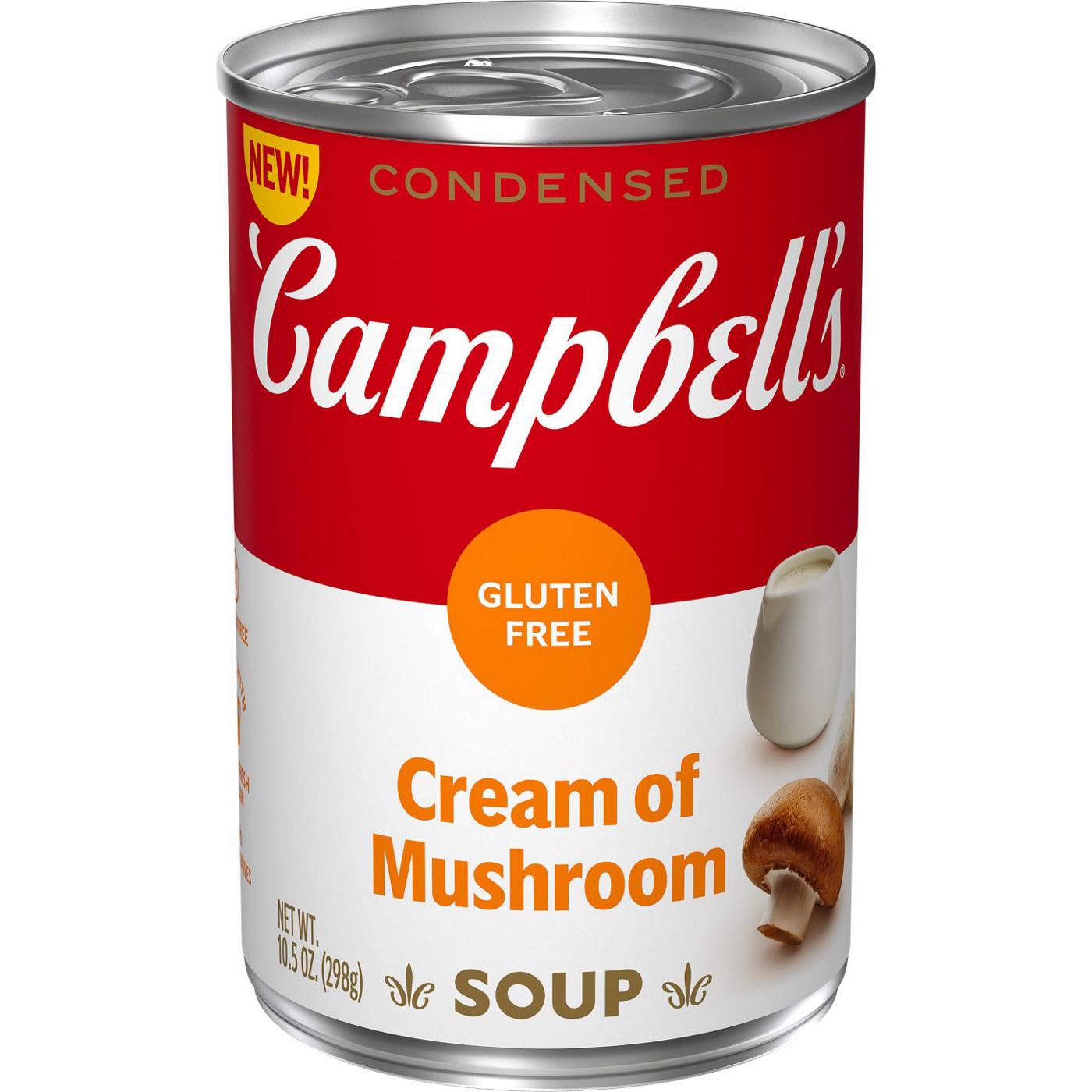 Campbell's Gluten Free Cream Of Mushroom Soup; image 1 of 3