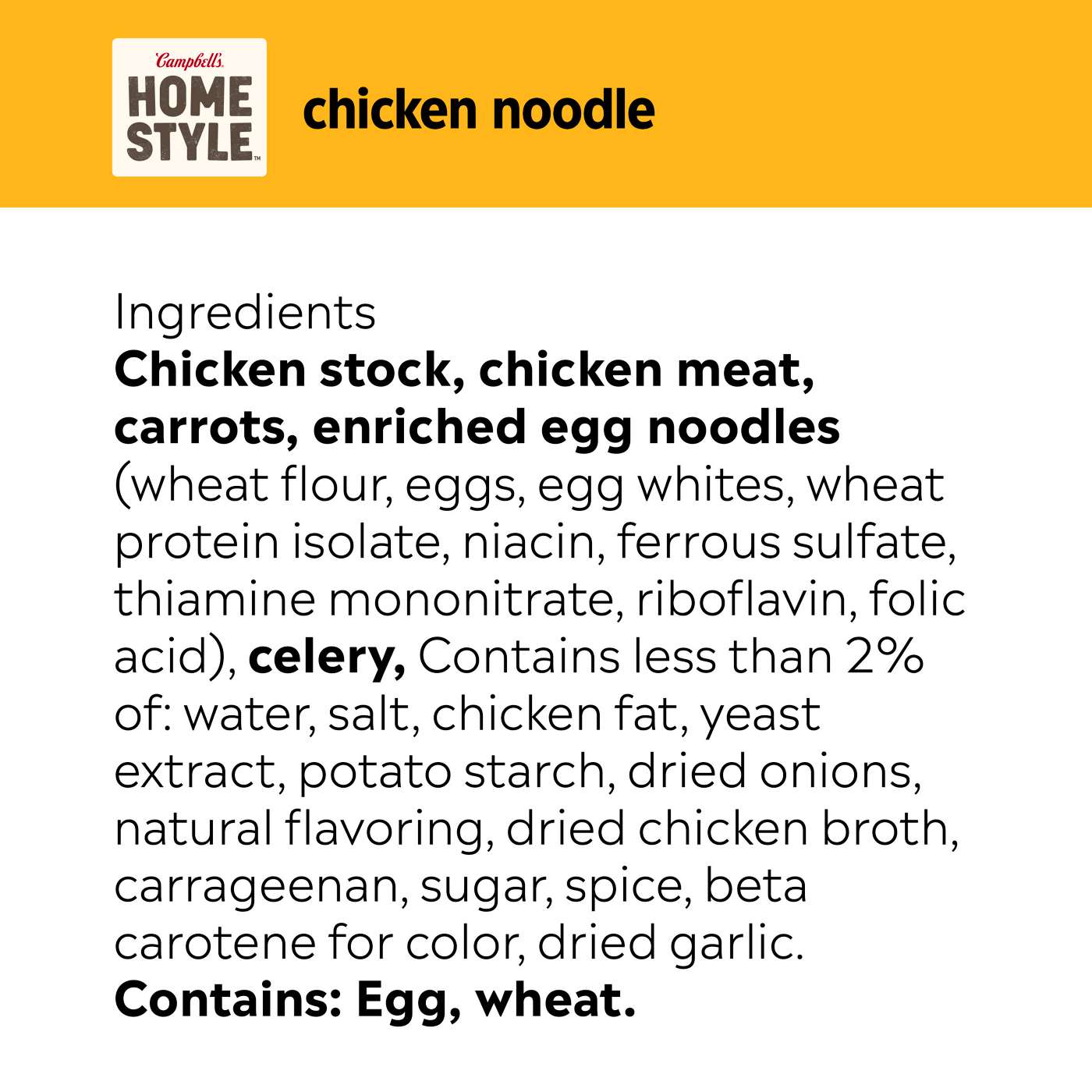 Campbell's Homestyle Chicken Noodle Soup; image 8 of 9