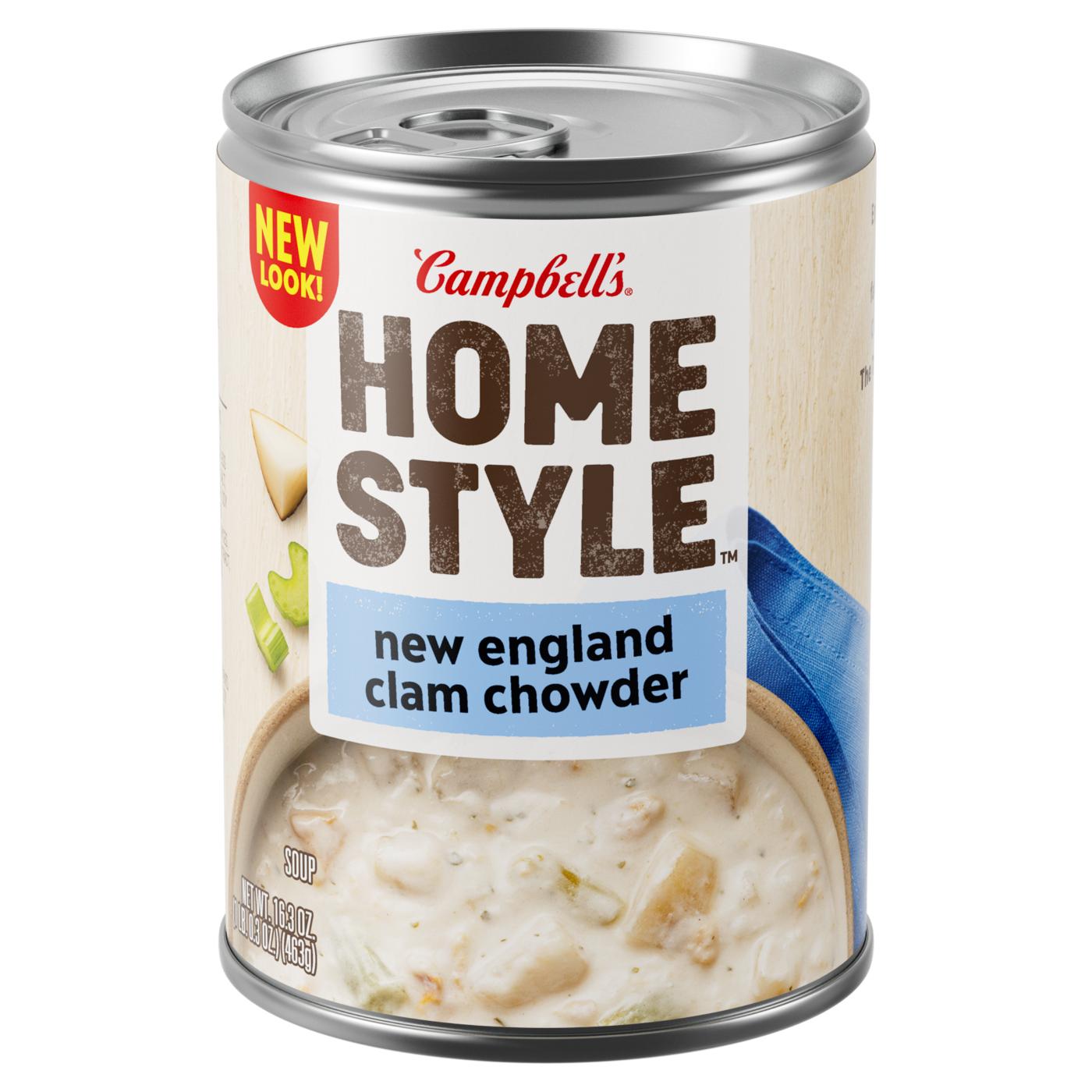 Campbell's Homestyle New England Clam Chowder Soup; image 1 of 6