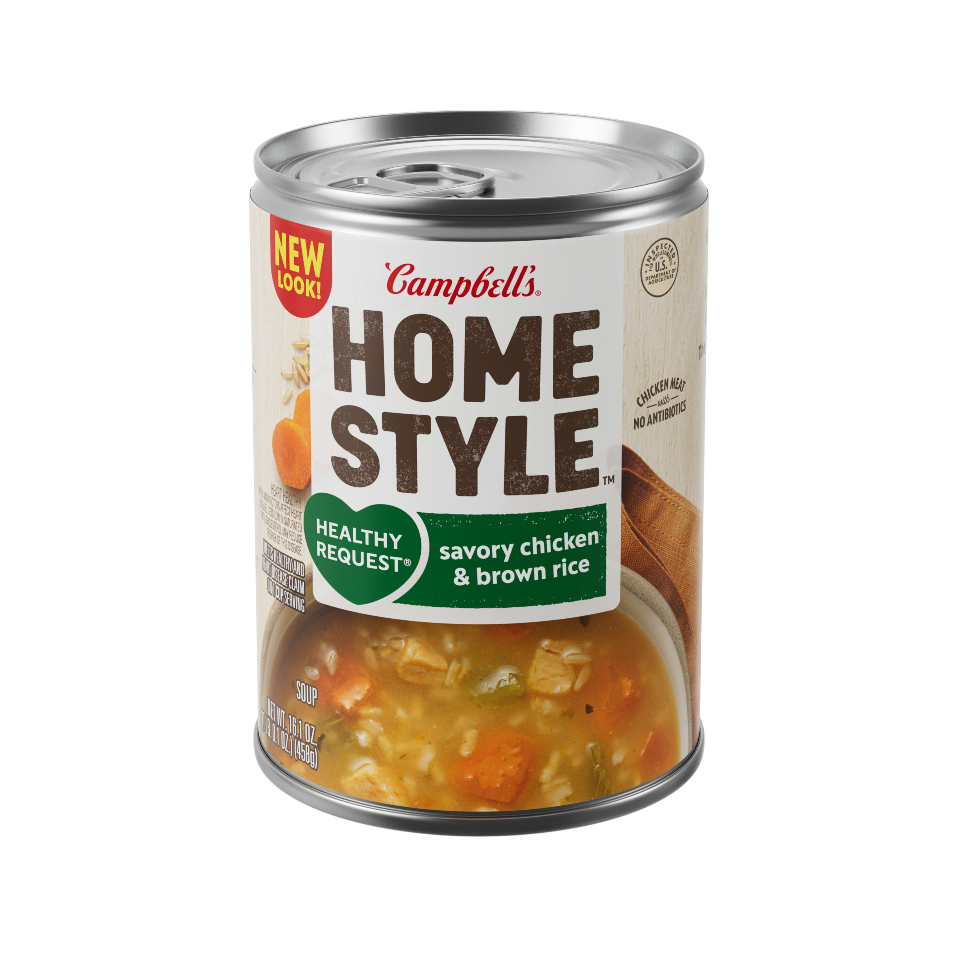 Campbell #39 s Homestyle Healthy Request Chicken Brown Rice Shop Soups