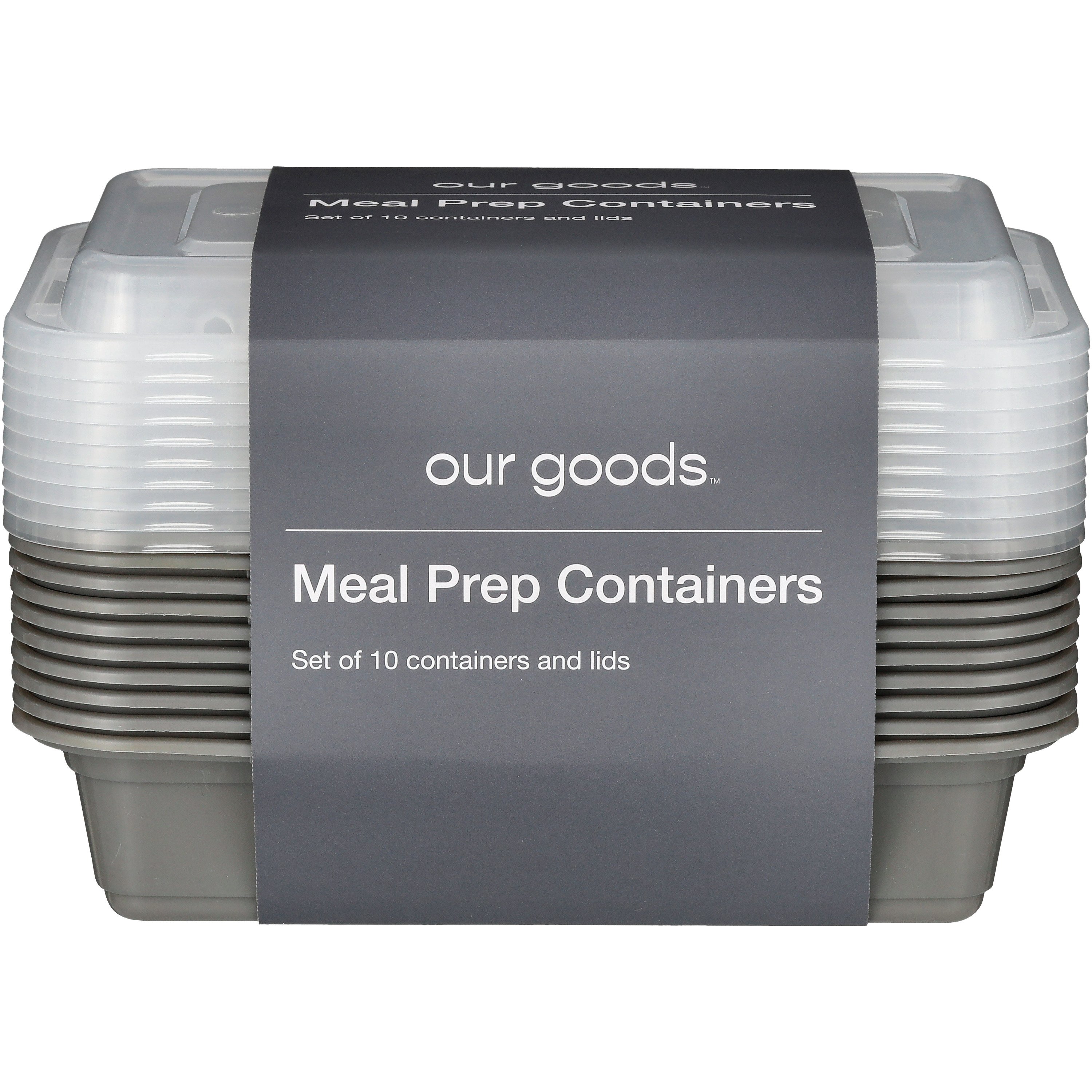 Our Goods 1 Section Meal Prep Containers Shop Containers at HEB