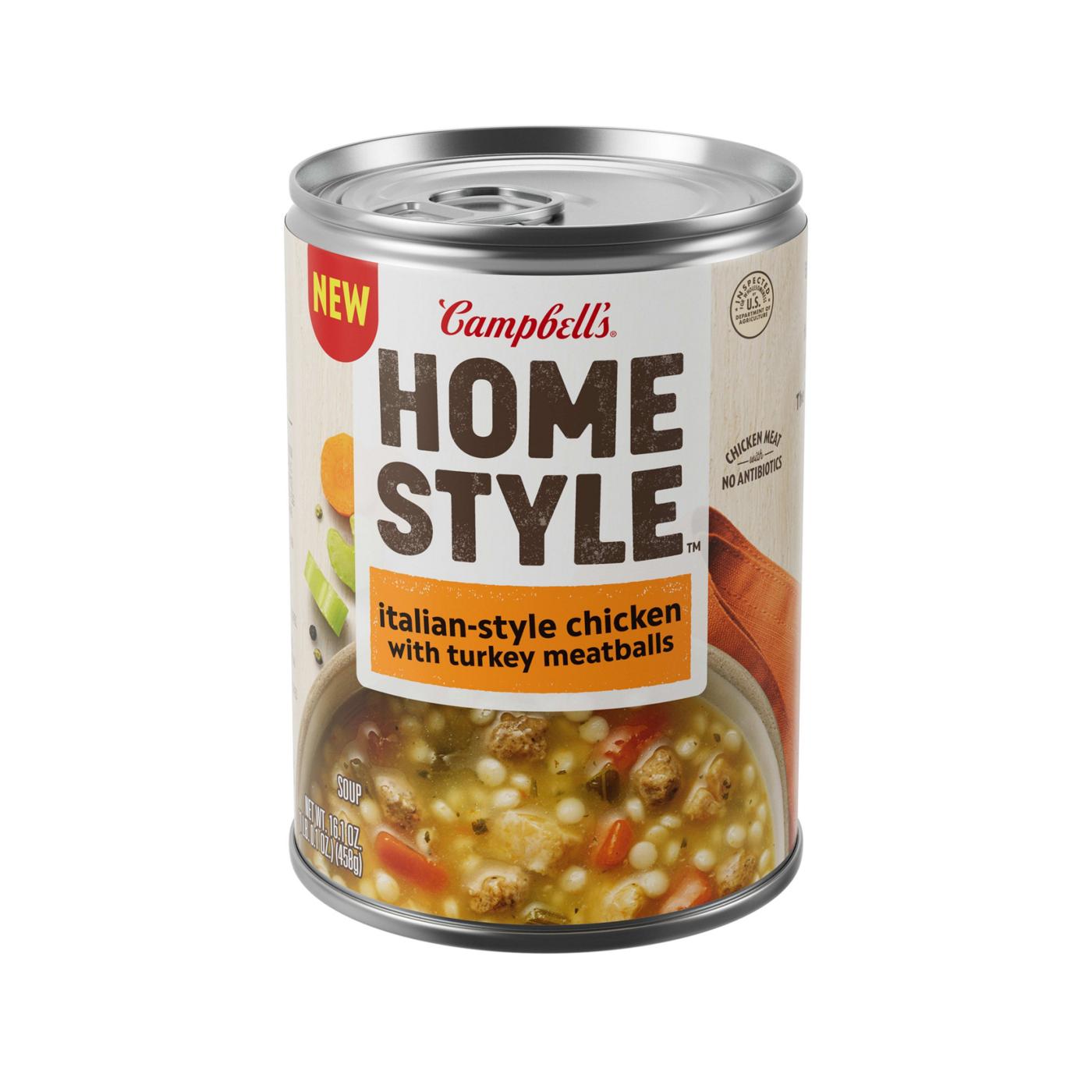 Campbell's Homestyle Italian Style Chicken Turkey Meatballs; image 1 of 4