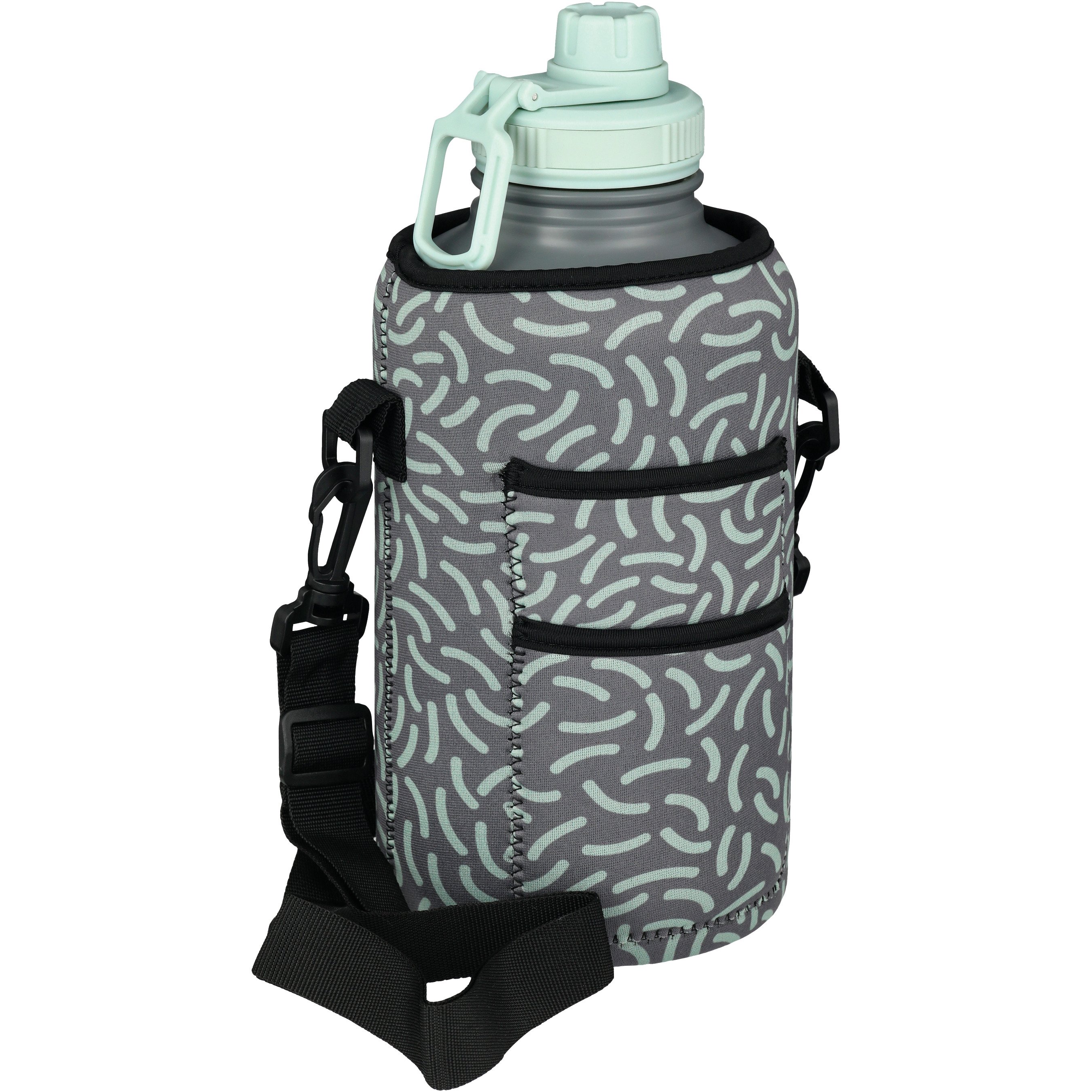 Tri-coastal Design Water Bottle With Storage - "Work Hard Stay Humble", BPA Free, 22.7 Oz - View #7