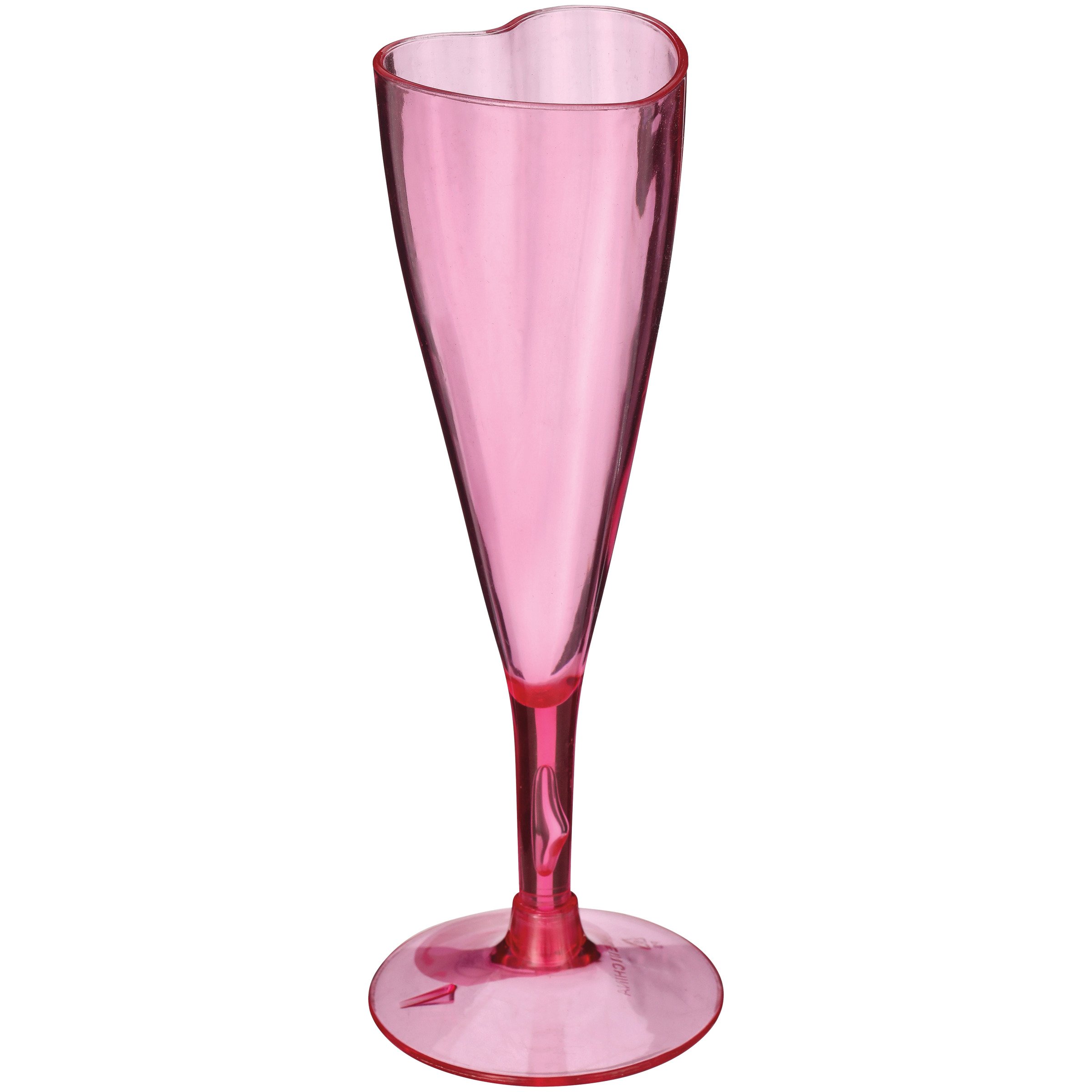 Pink Set of 2 Heart Champagne Flutes Set of 2 Flute Glasses