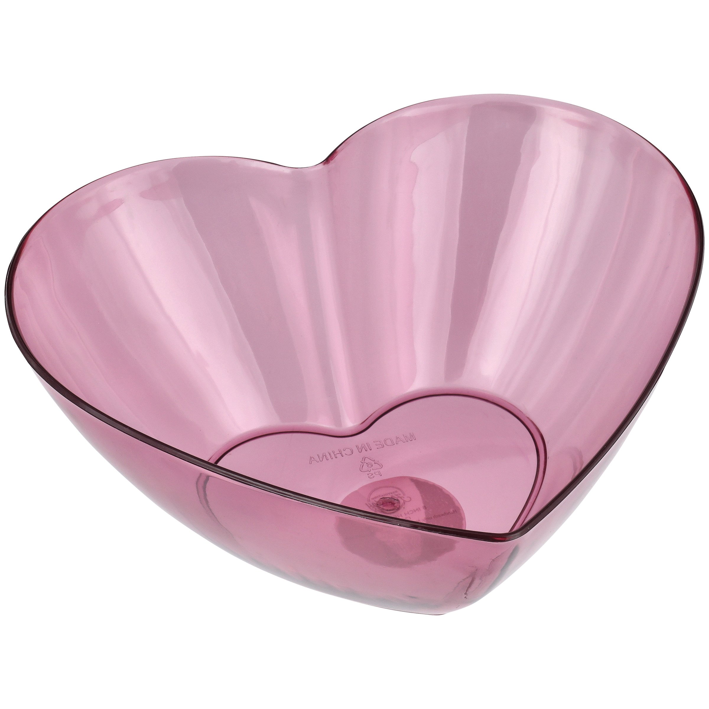 Destination Holiday Valentine's Day Plastic Heart Bowl Purple Shop