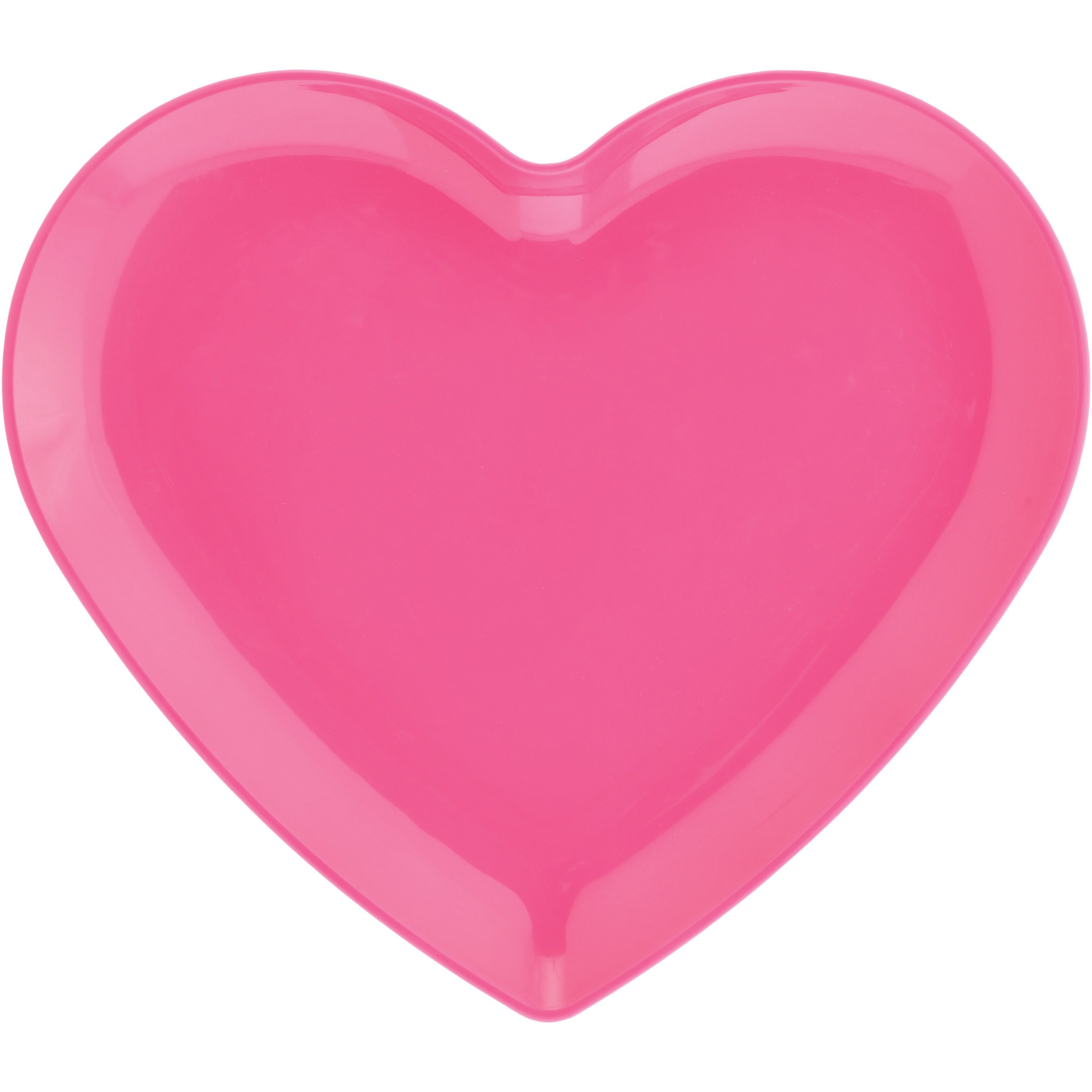 Destination Holiday Valentine's Day Heart Plastic Plate Purple Shop