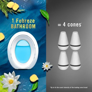 Febreze Luxe Bathroom Odor-Fighting Air Freshener - Ocean