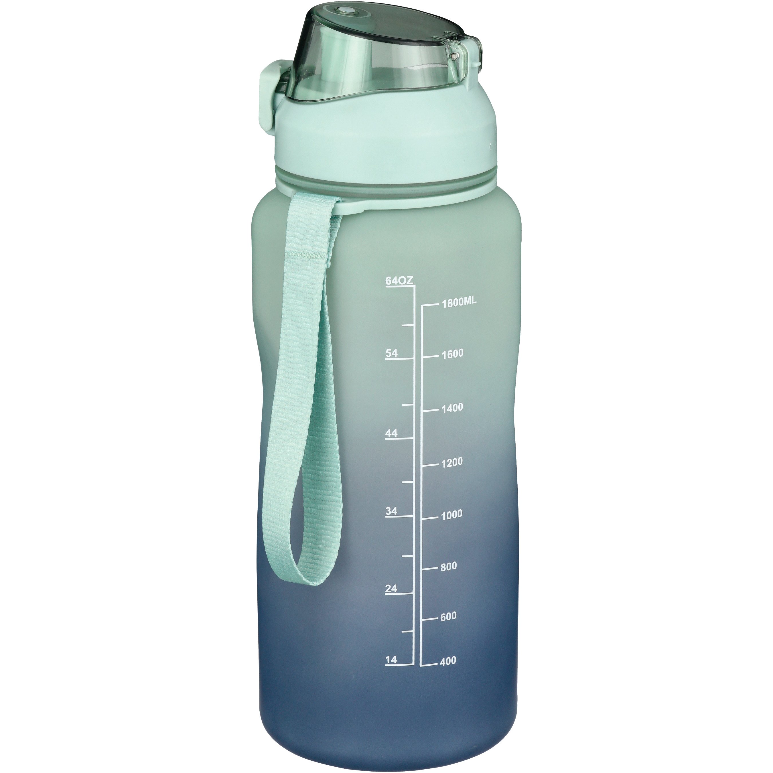 Destination Holiday Water Bottle with Flip Lid - Green