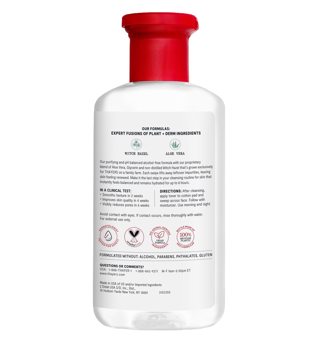 Thayers Witch Hazel Facial Toner - Original, Alcohol Free; image 3 of 4